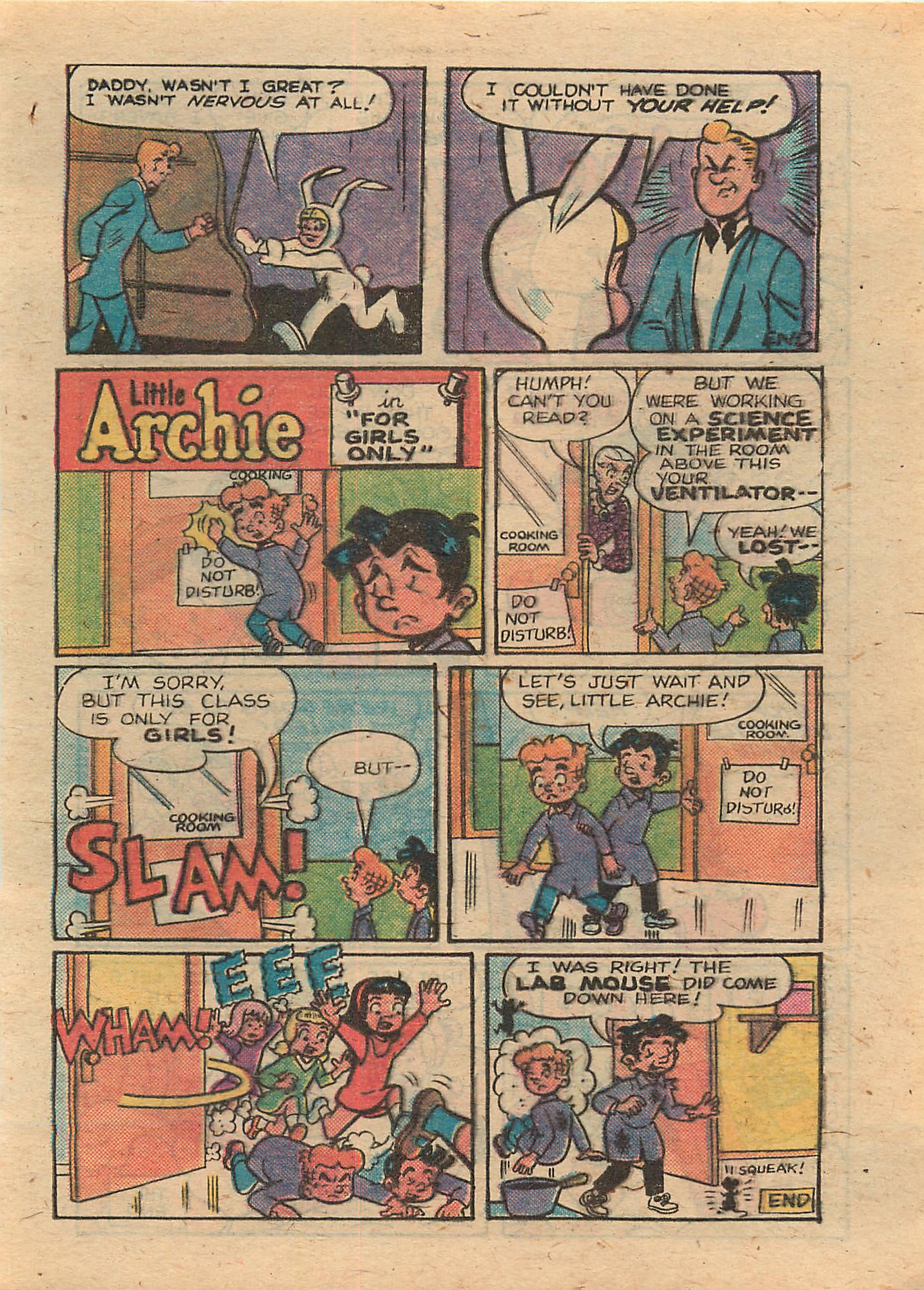 Read online Little Archie Comics Digest Magazine comic -  Issue #4 - 129