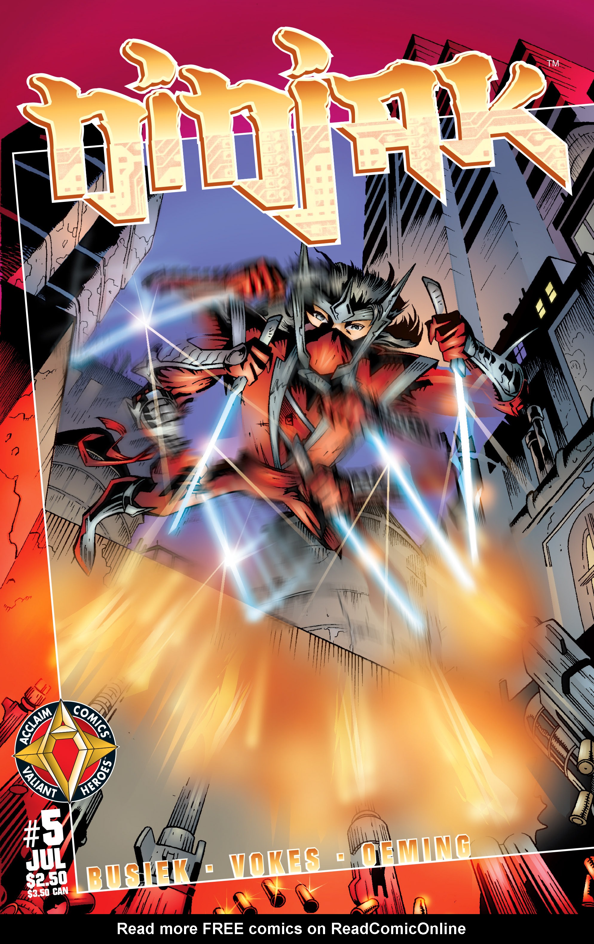 Read online Ninjak (1997) comic -  Issue #5 - 1