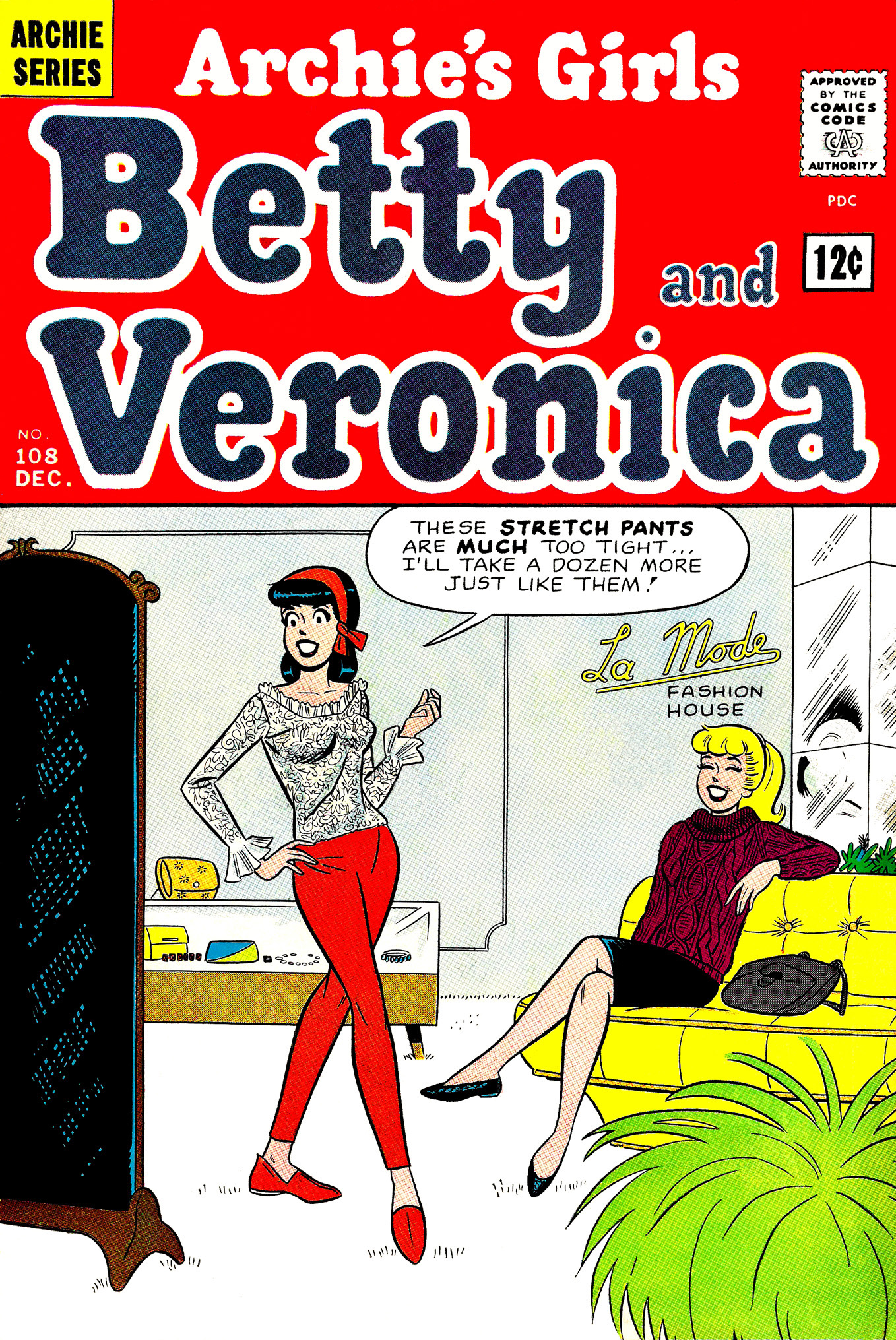Read online Archie's Girls Betty and Veronica comic -  Issue #108 - 1