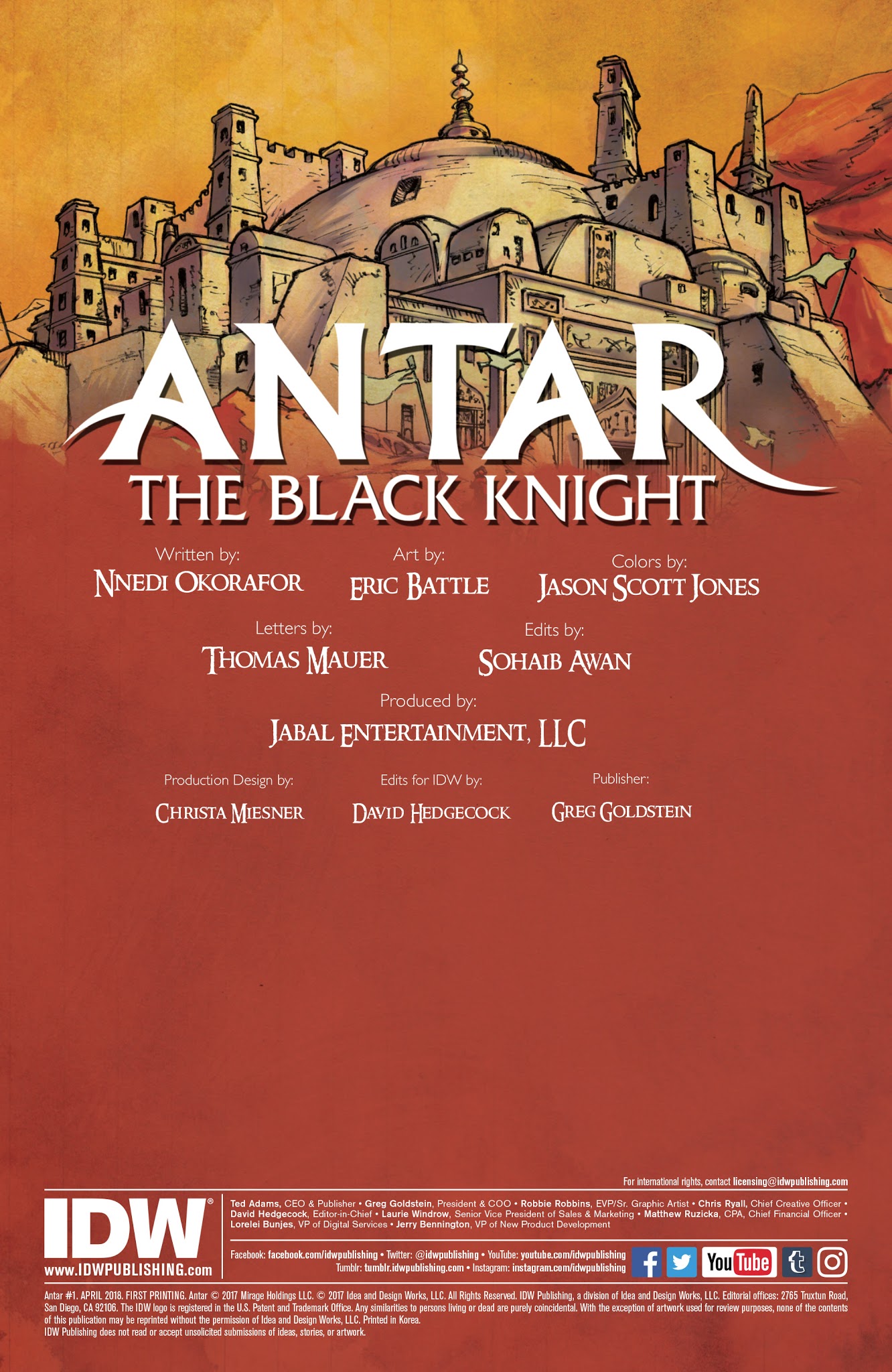 Read online Antar comic -  Issue #1 - 2