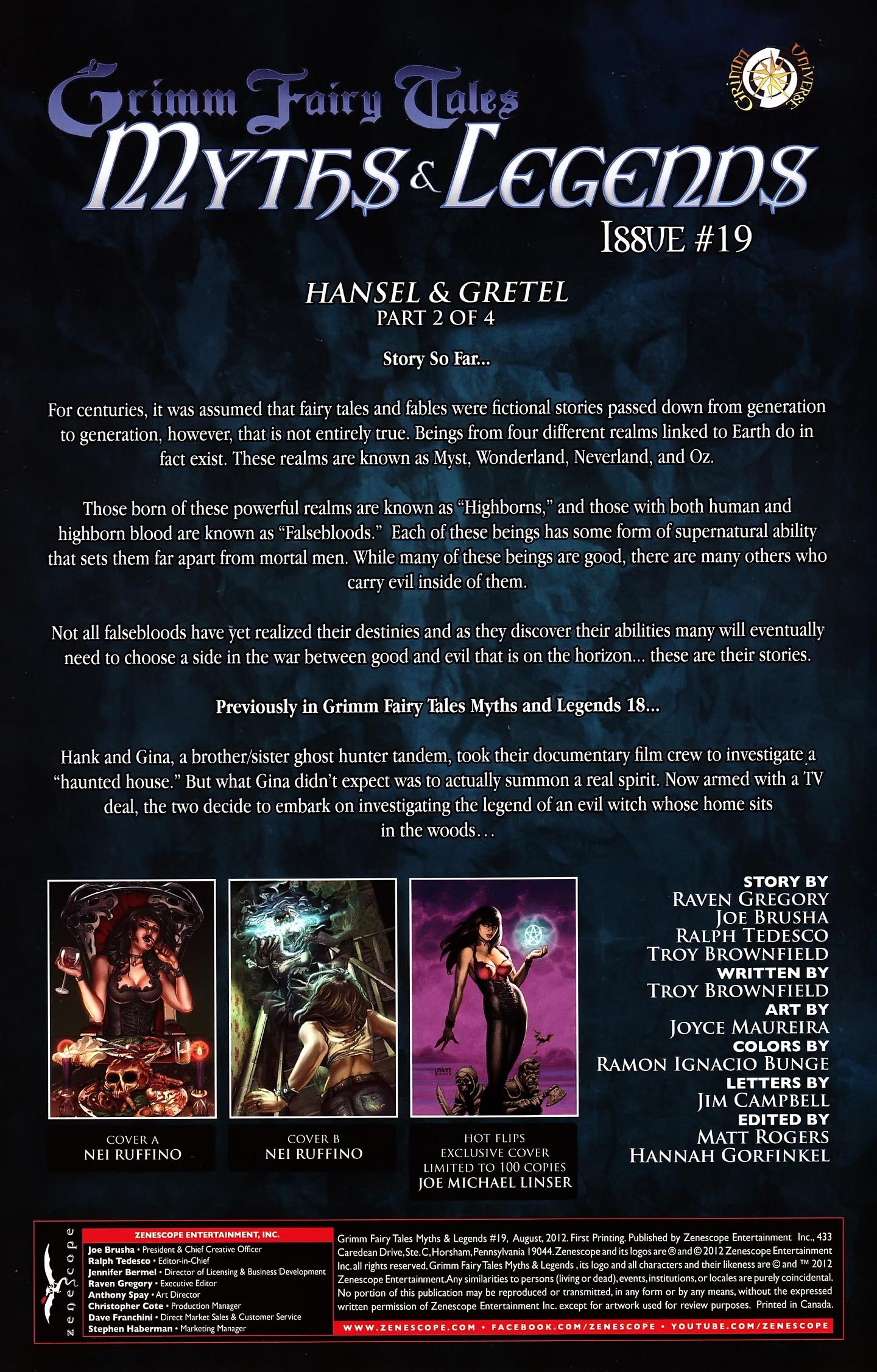 Read online Grimm Fairy Tales: Myths & Legends comic -  Issue #19 - 4