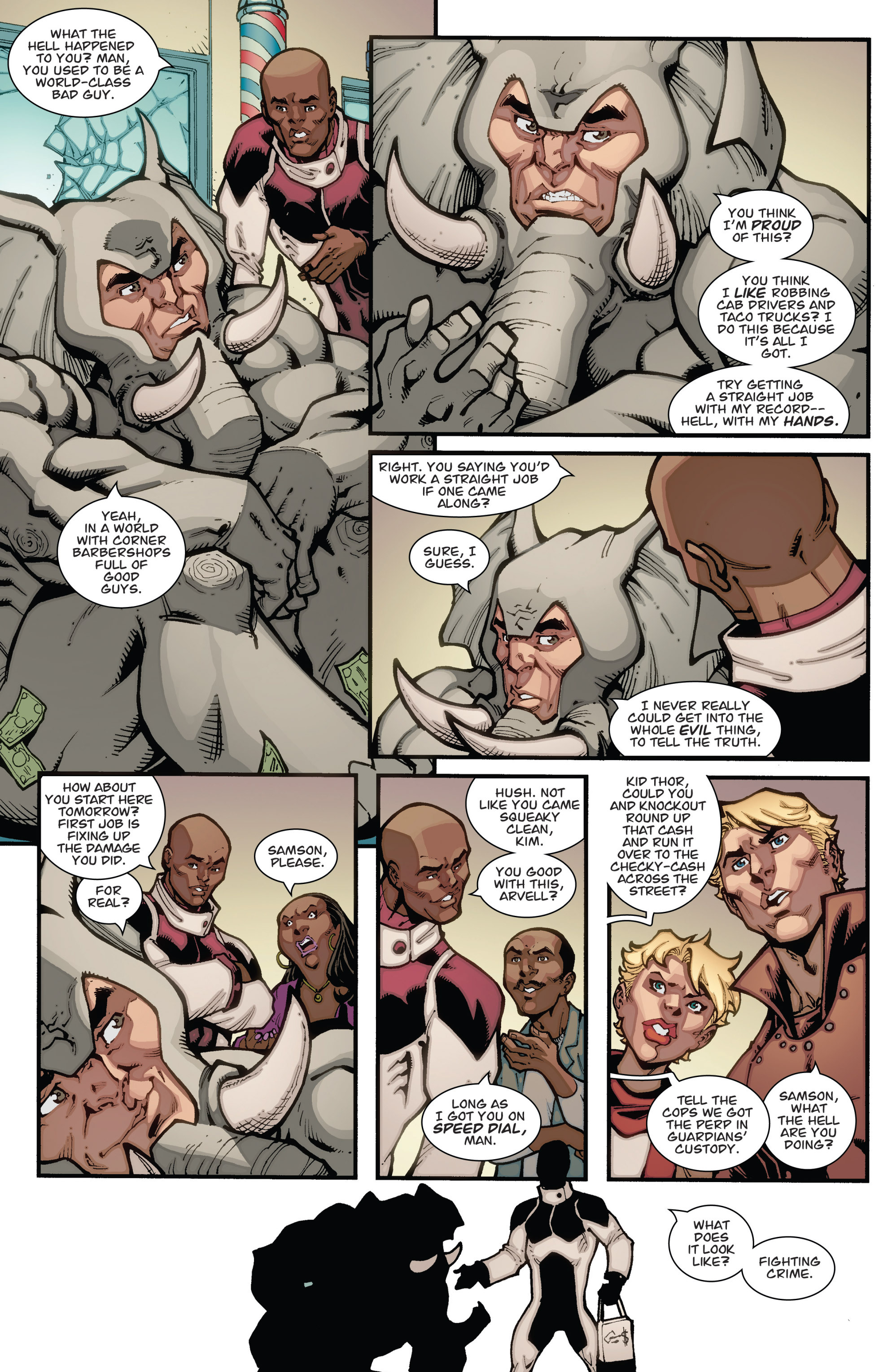 Read online Guarding the Globe (2012) comic -  Issue #3 - 8