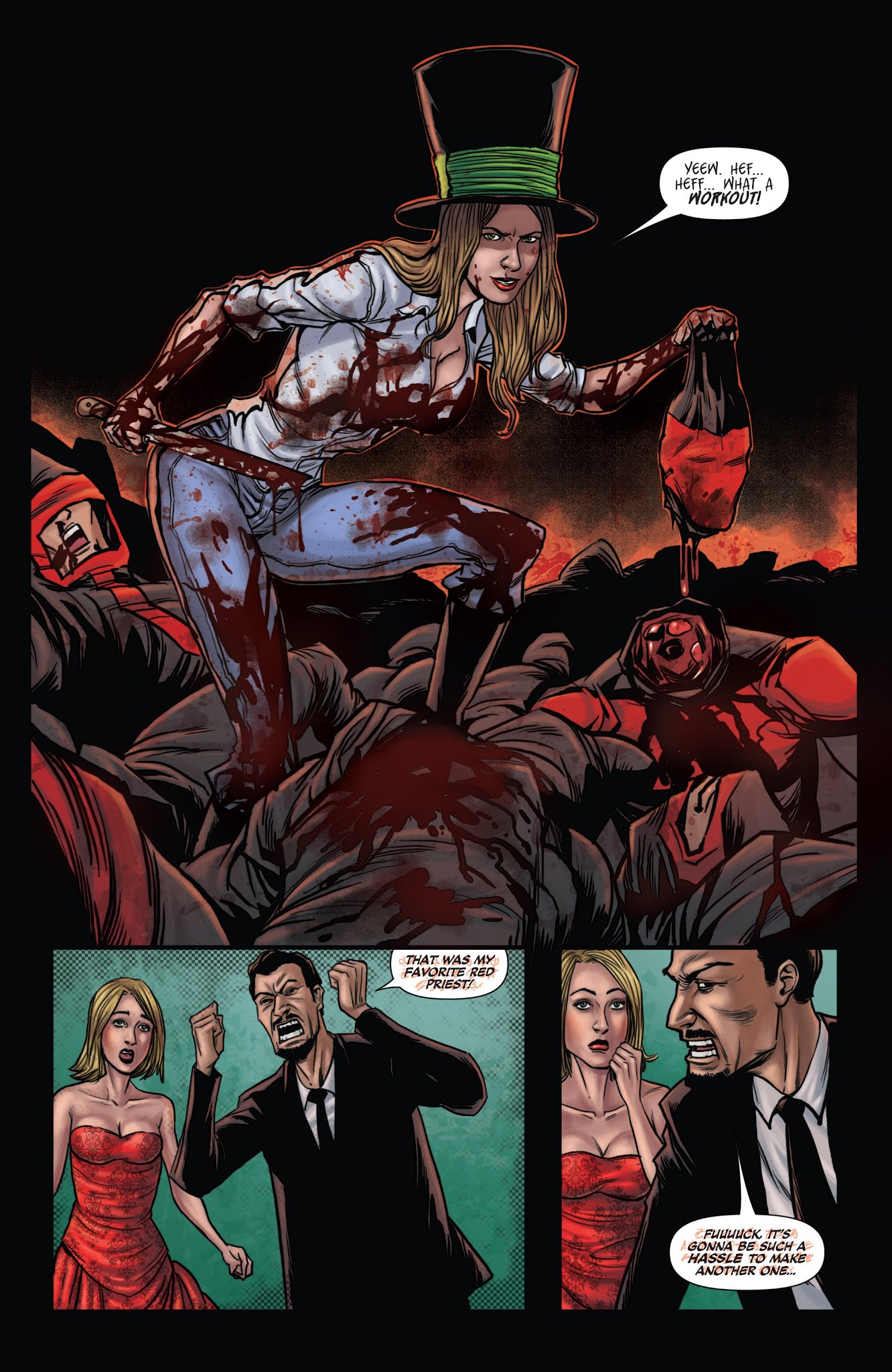 Read online Grimm Fairy Tales presents Wonderland: Asylum comic -  Issue #4 - 6