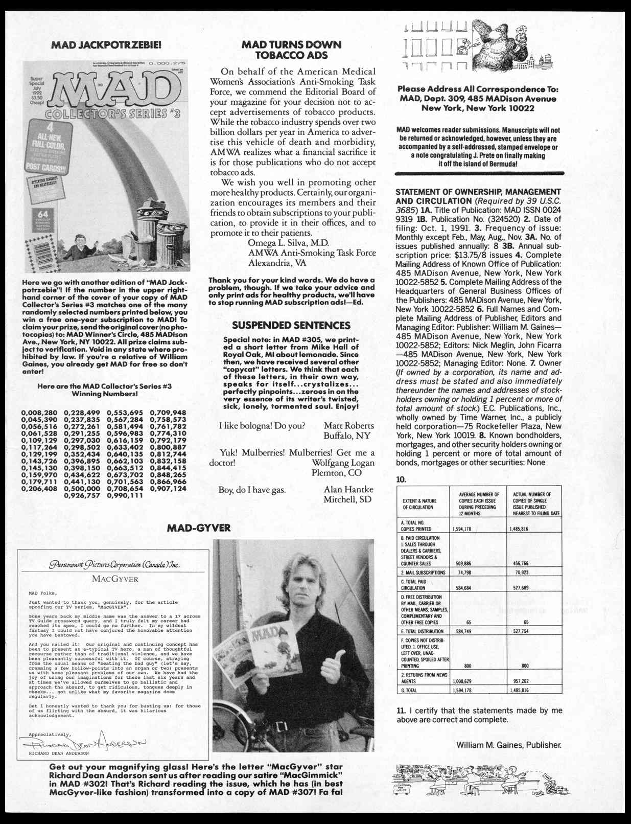 Read online MAD comic -  Issue #309 - 5