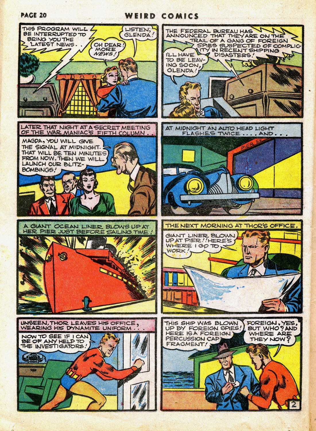 Read online Weird Comics comic -  Issue #7 - 22