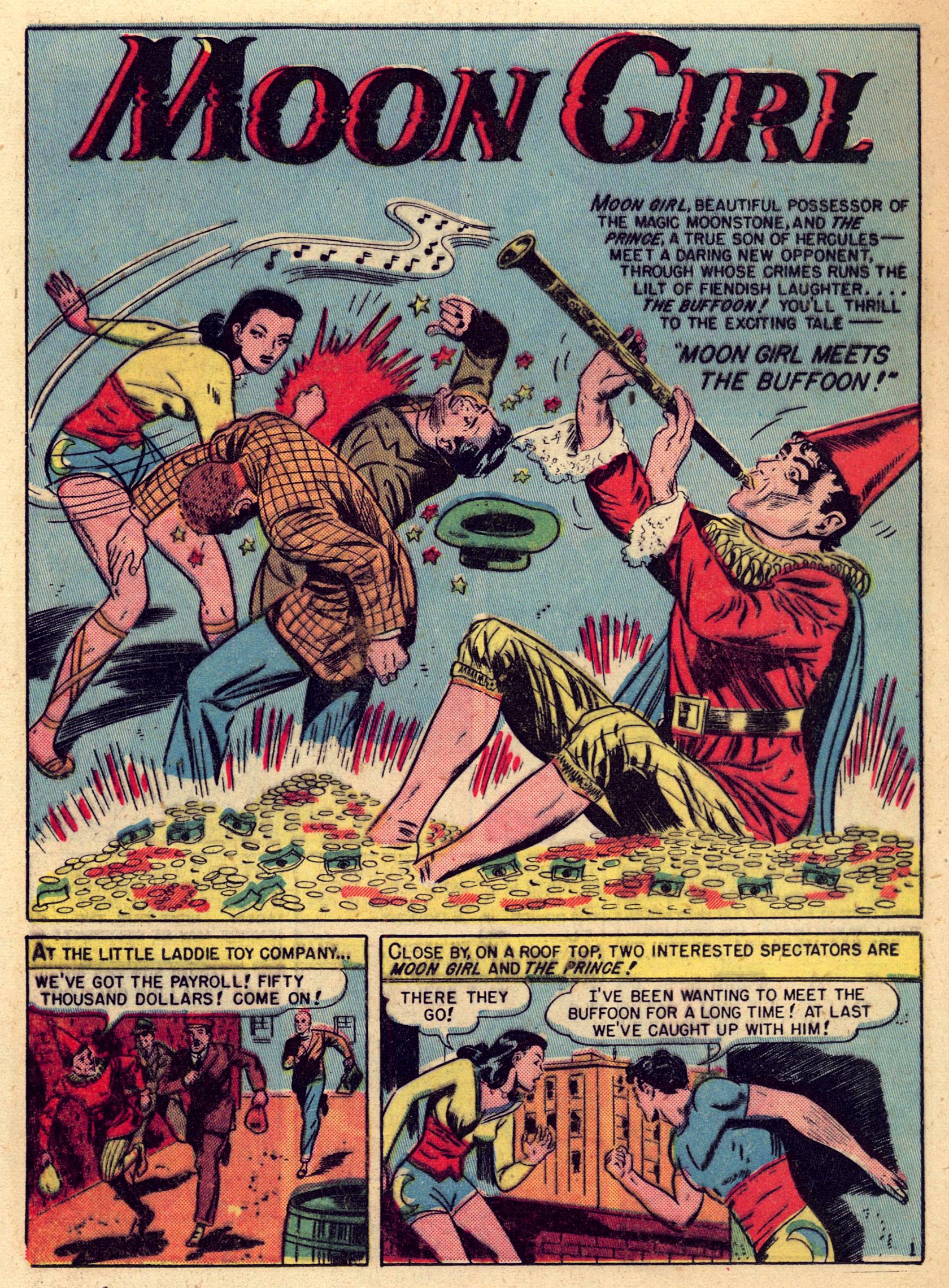 Read online Moon Girl (1947) comic -  Issue #6 - 13