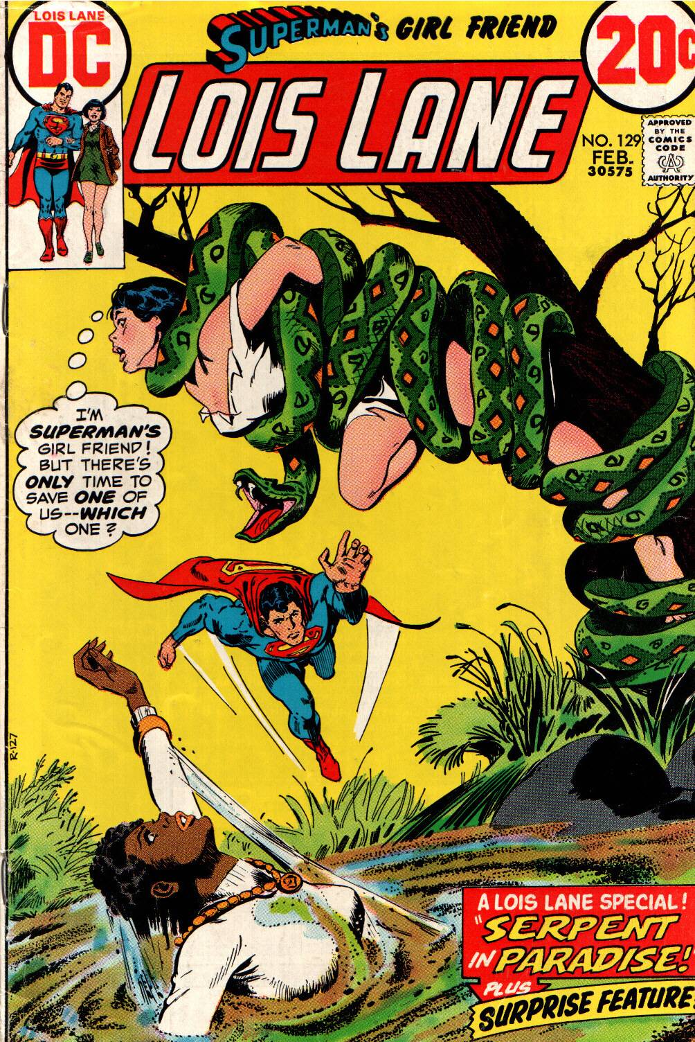Read online Superman's Girl Friend, Lois Lane comic -  Issue #129 - 1