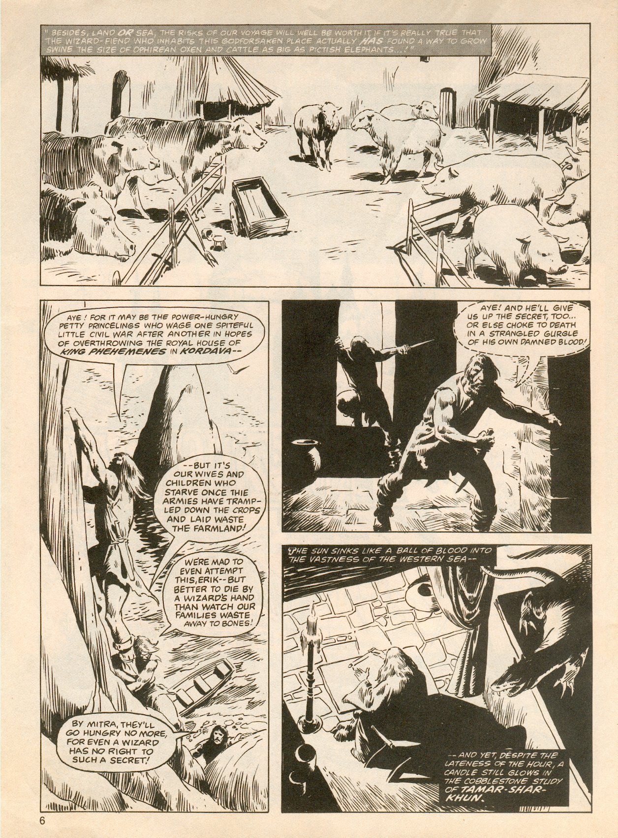 Read online The Savage Sword Of Conan comic -  Issue #61 - 6
