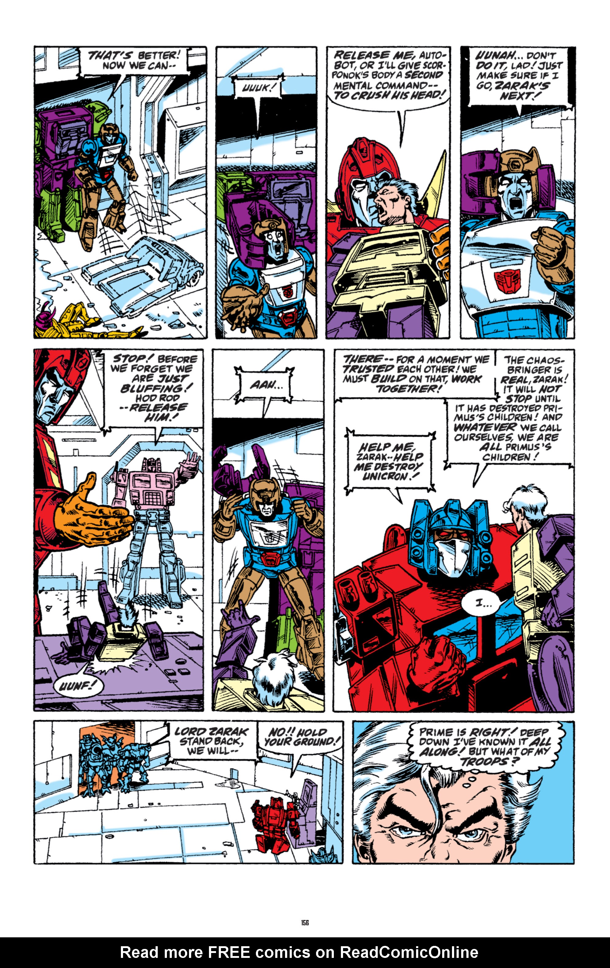 Read online The Transformers Classics comic -  Issue # TPB 6 - 156