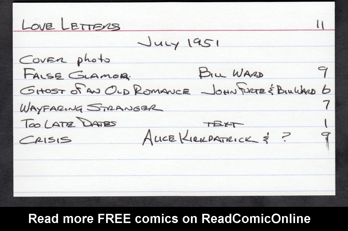 Read online Love Letters comic -  Issue #11 - 37