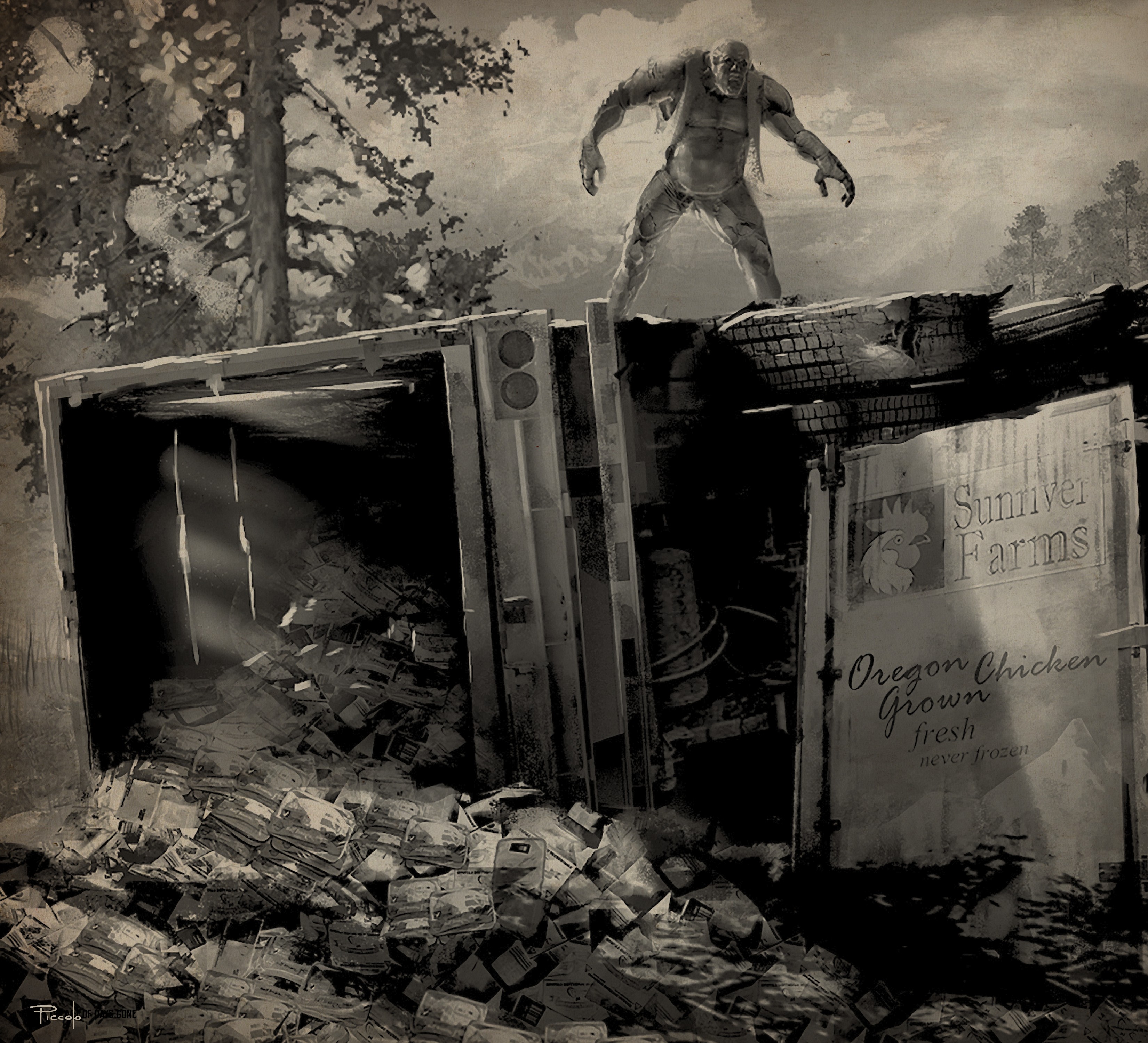 Read online The Art of Days Gone comic -  Issue # TPB (Part 1) - 8