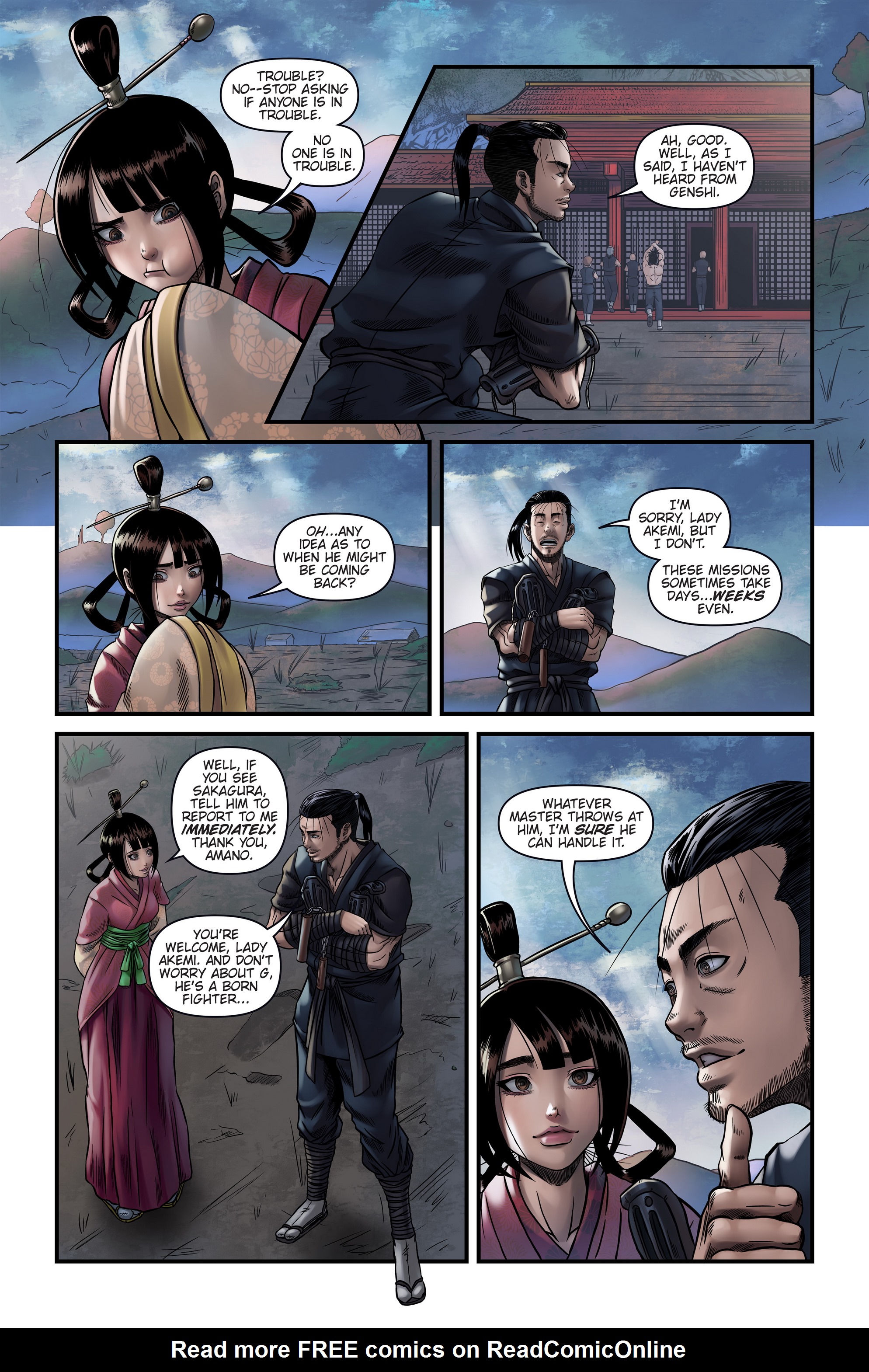 Read online Honor and Curse comic -  Issue #3 - 16