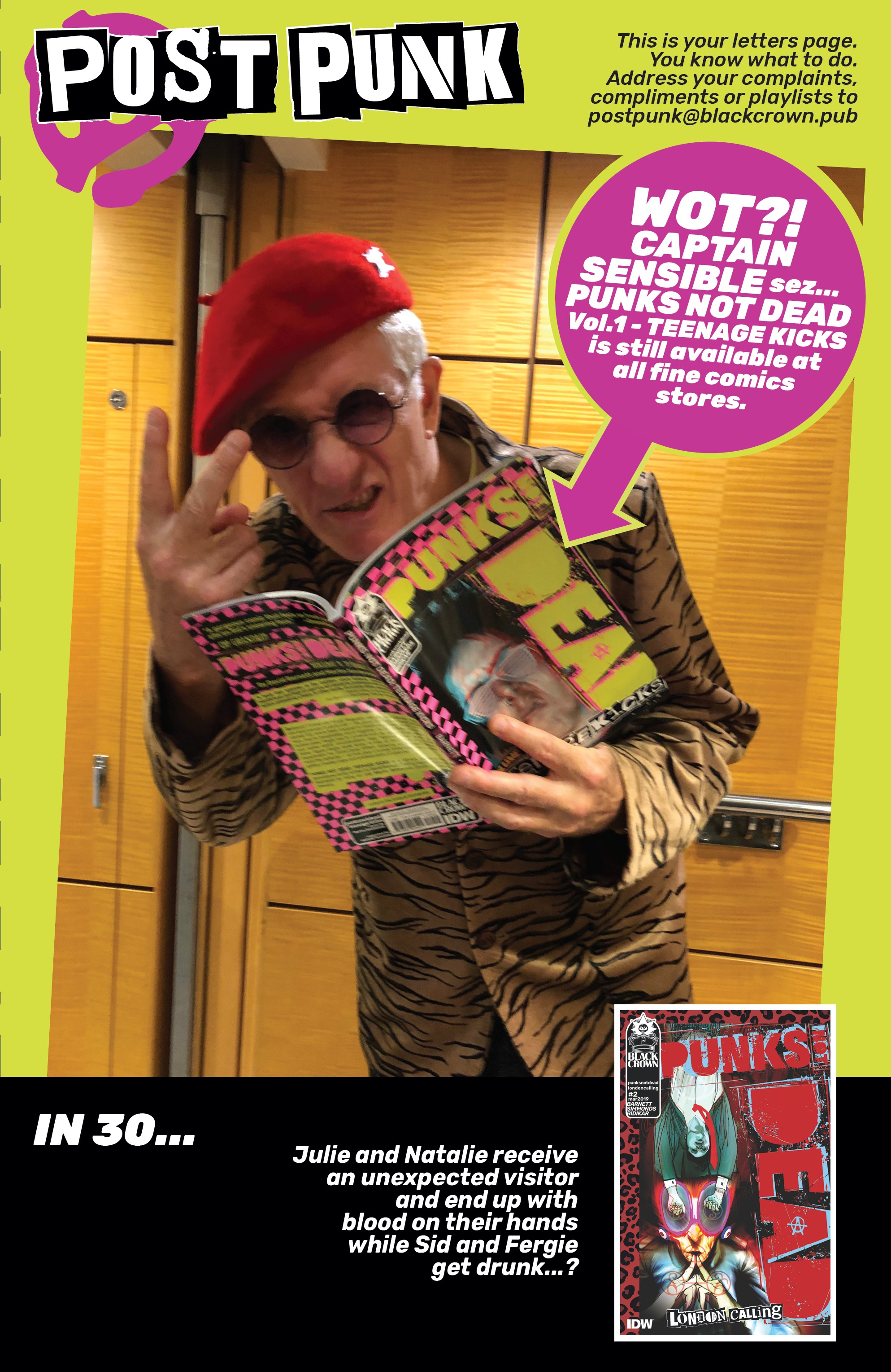 Read online Punks Not Dead: London Calling comic -  Issue #1 - 25