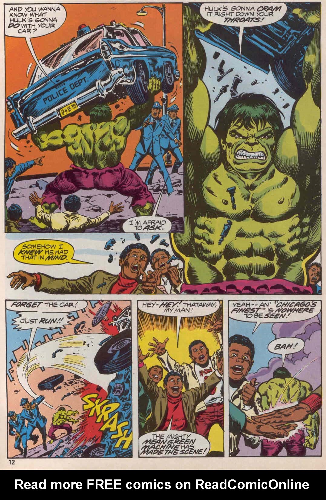 Read online Hulk (1978) comic -  Issue #12 - 12