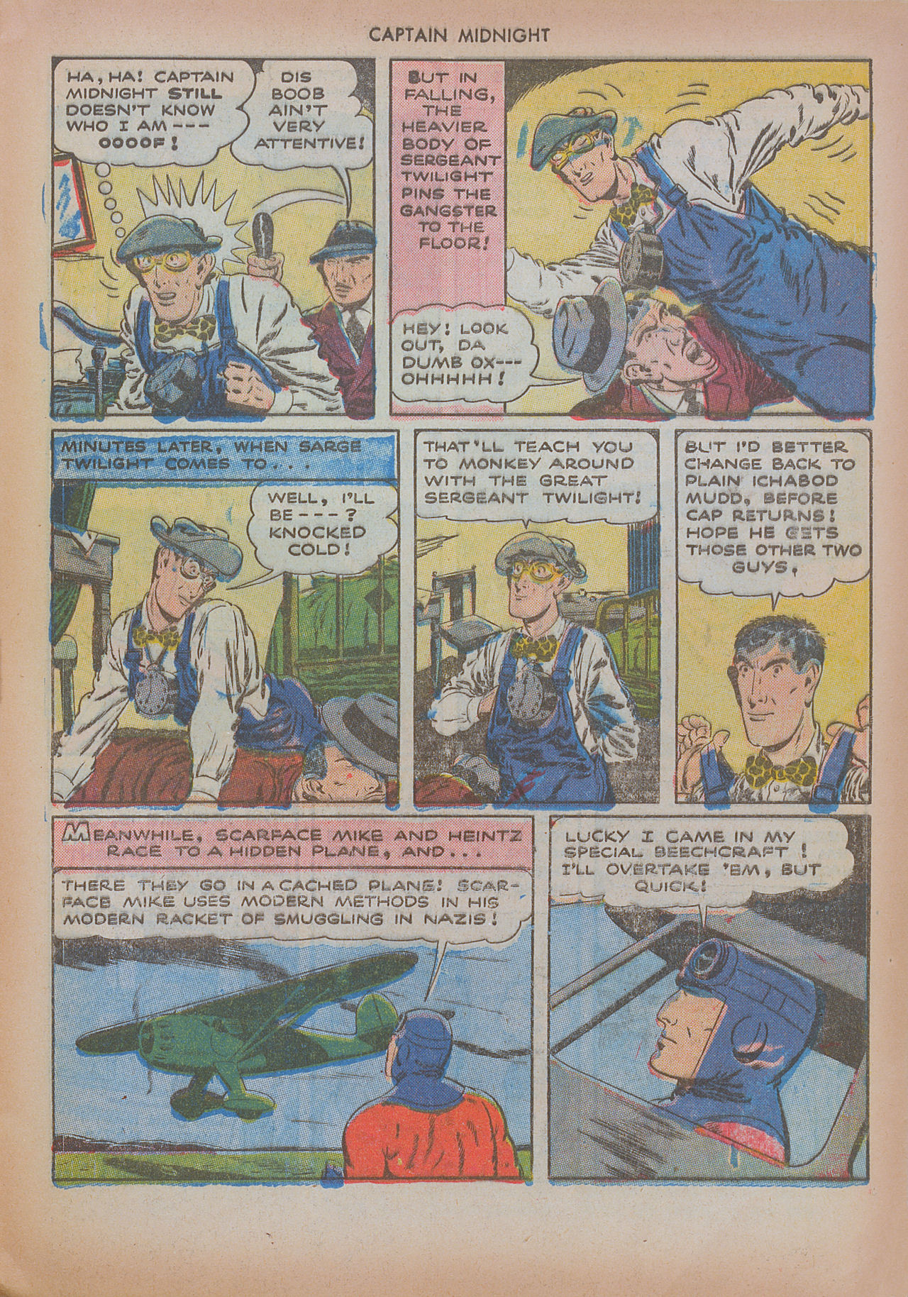 Read online Captain Midnight (1942) comic -  Issue #20 - 33