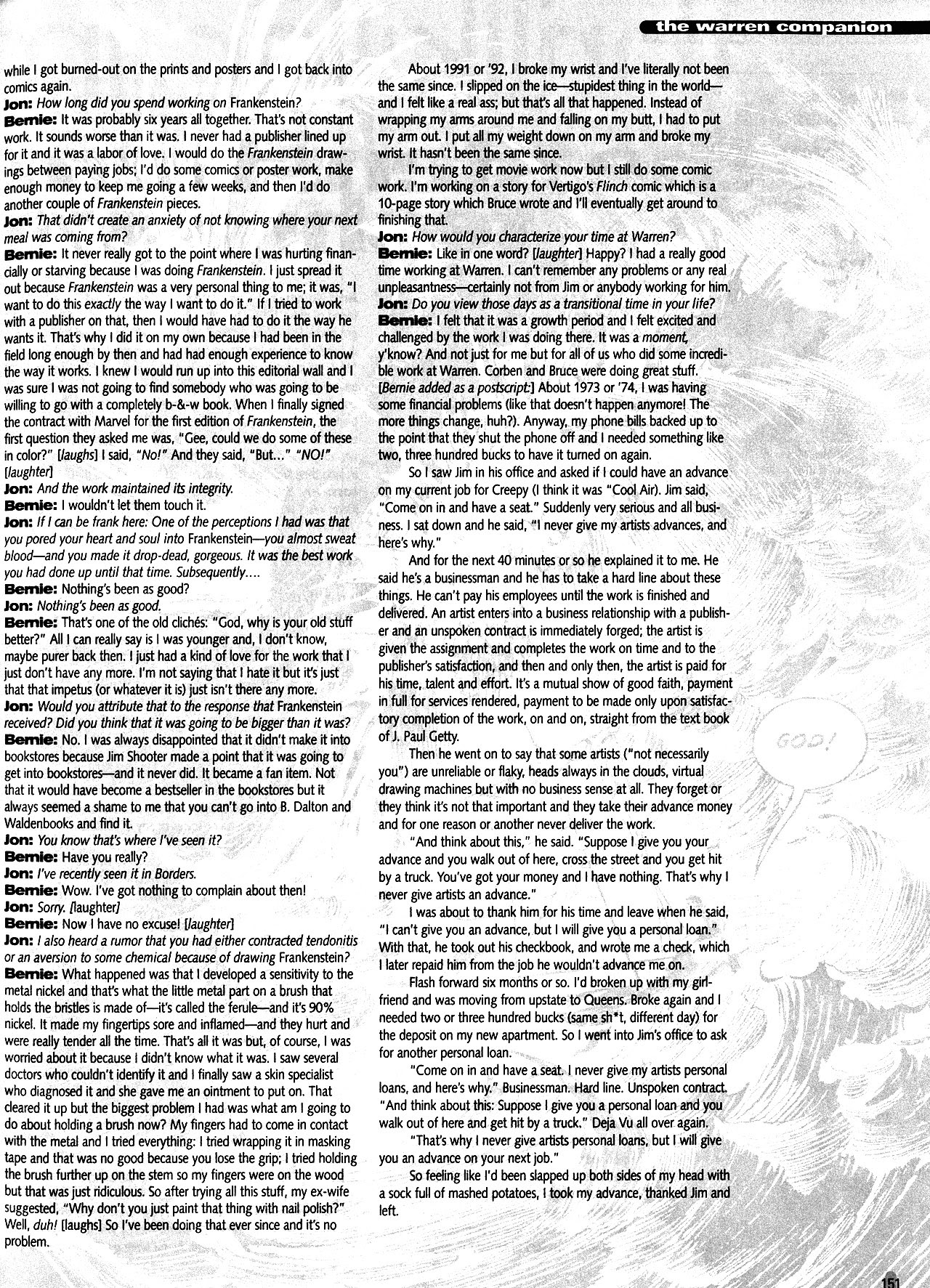 Read online Warren Companion comic -  Issue # TPB (Part 2) - 52