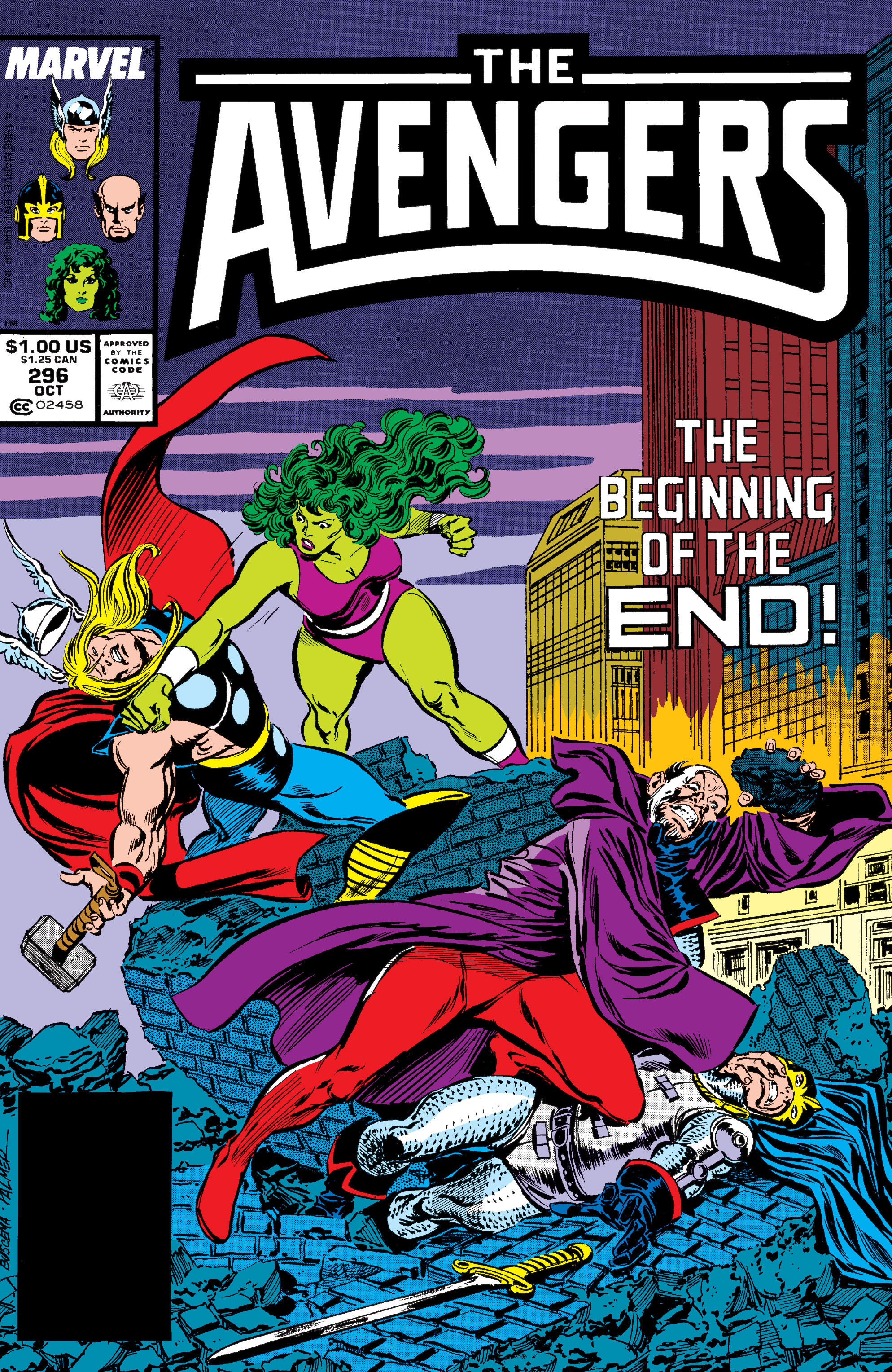 Read online The Avengers (1963) comic -  Issue #296 - 1