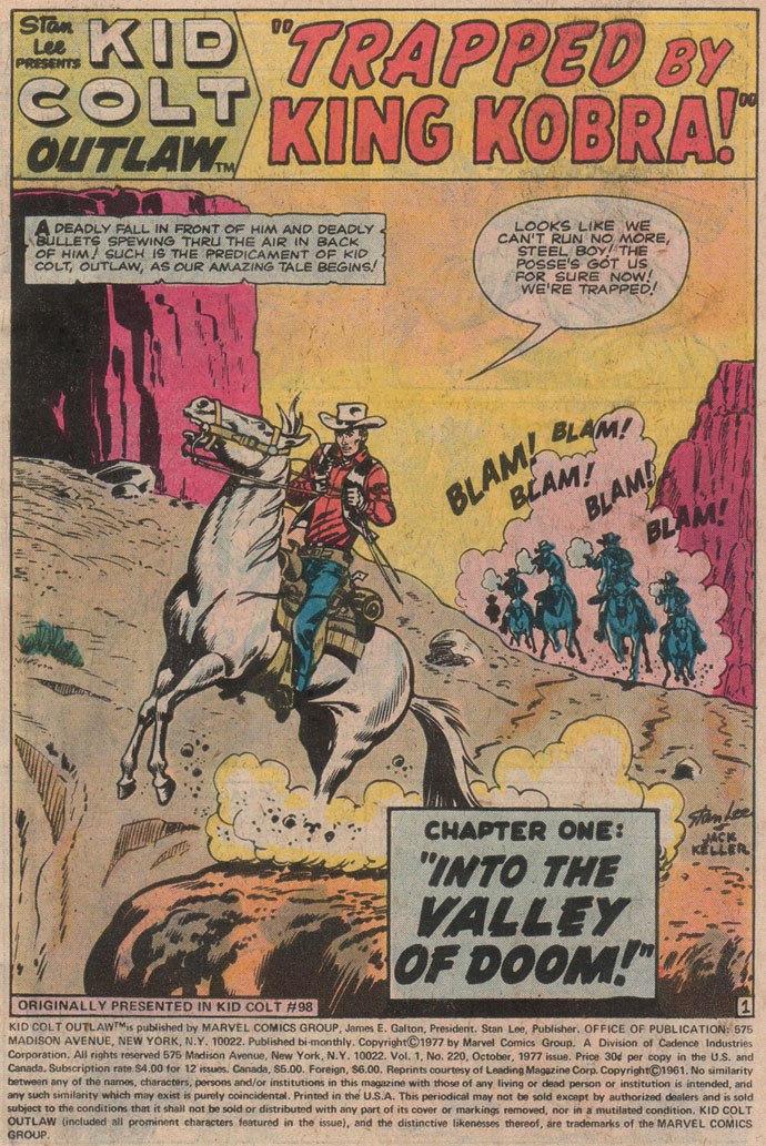 Read online Kid Colt Outlaw comic -  Issue #220 - 3