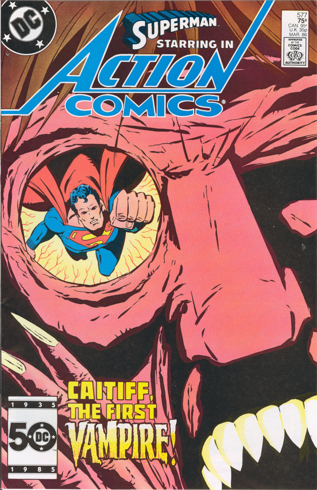 Read online Action Comics (1938) comic -  Issue #577 - 1