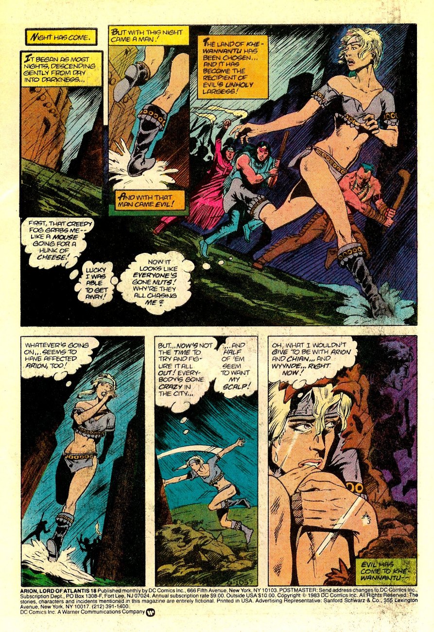 Read online Arion, Lord of Atlantis comic -  Issue #18 - 2