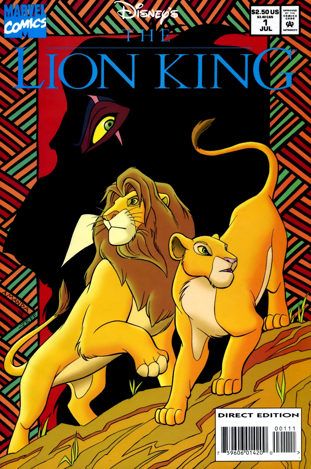 Read online Disney's The Lion King comic -  Issue #1 - 1