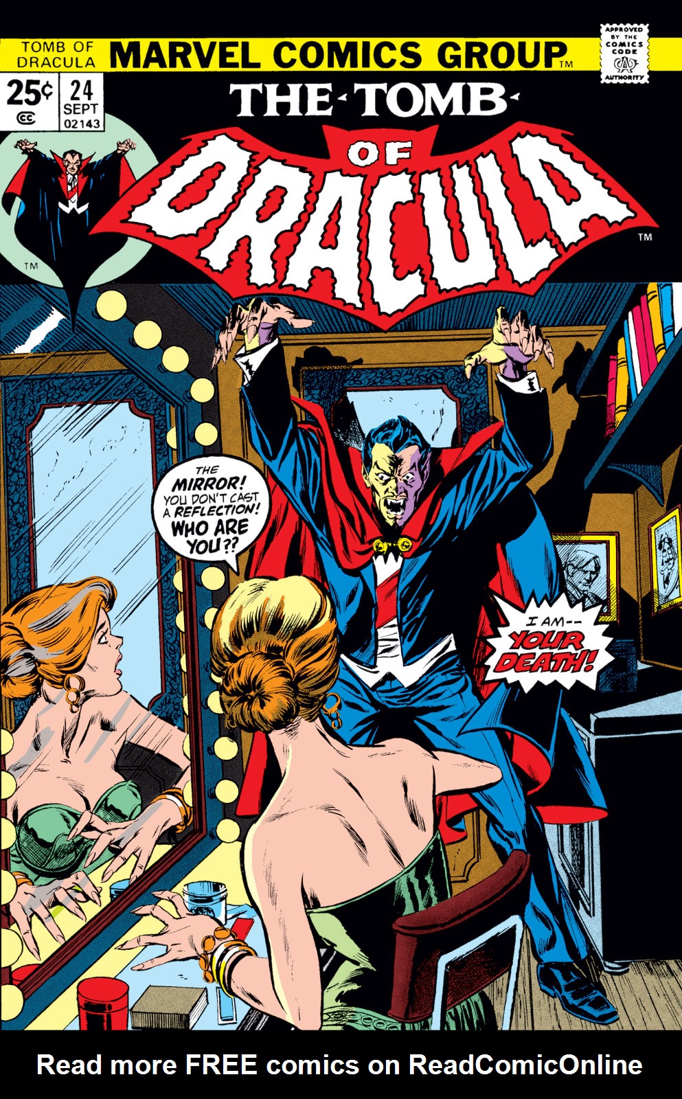 Read online Tomb of Dracula (1972) comic -  Issue #24 - 1