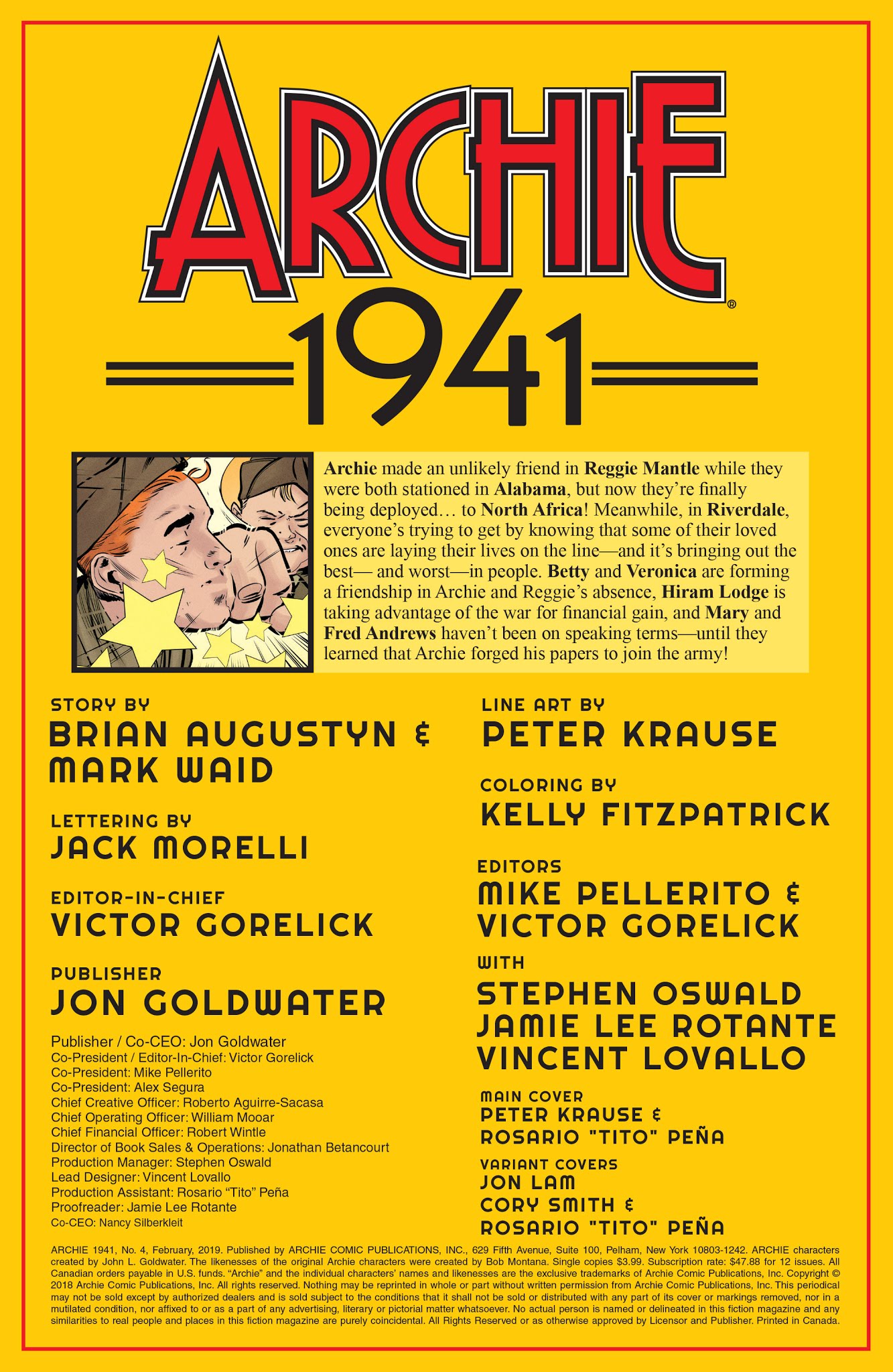 Read online Archie: 1941 comic -  Issue #4 - 2