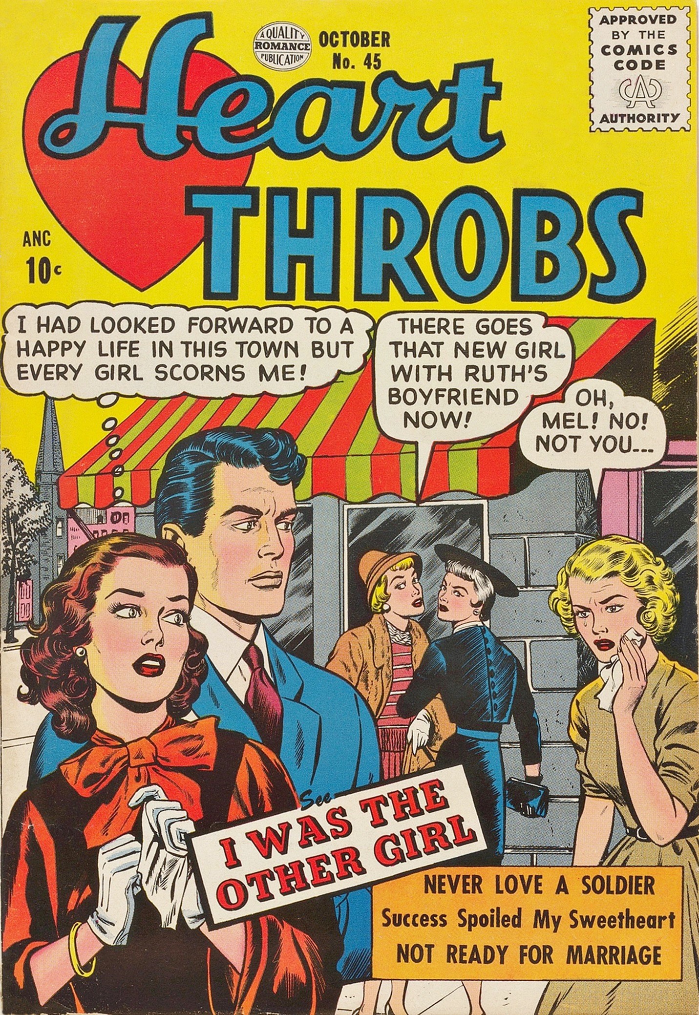 Read online Heart Throbs comic -  Issue #45 - 1