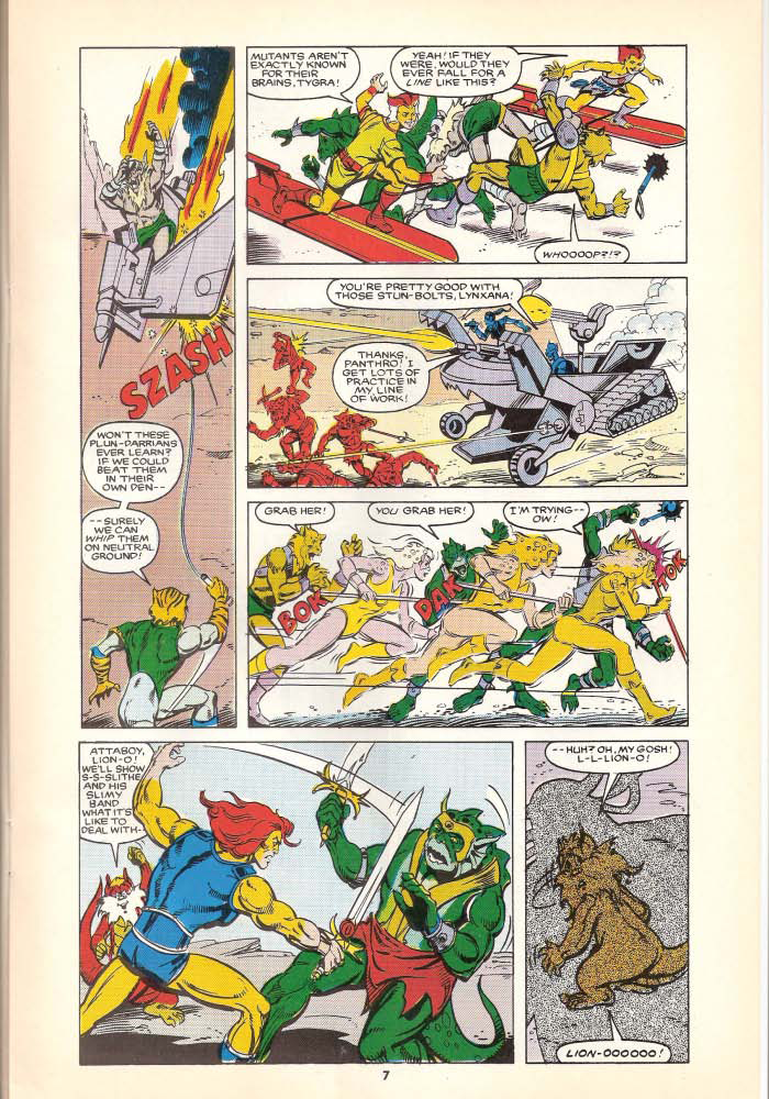 Read online ThunderCats (1987) comic -  Issue #7 - 7