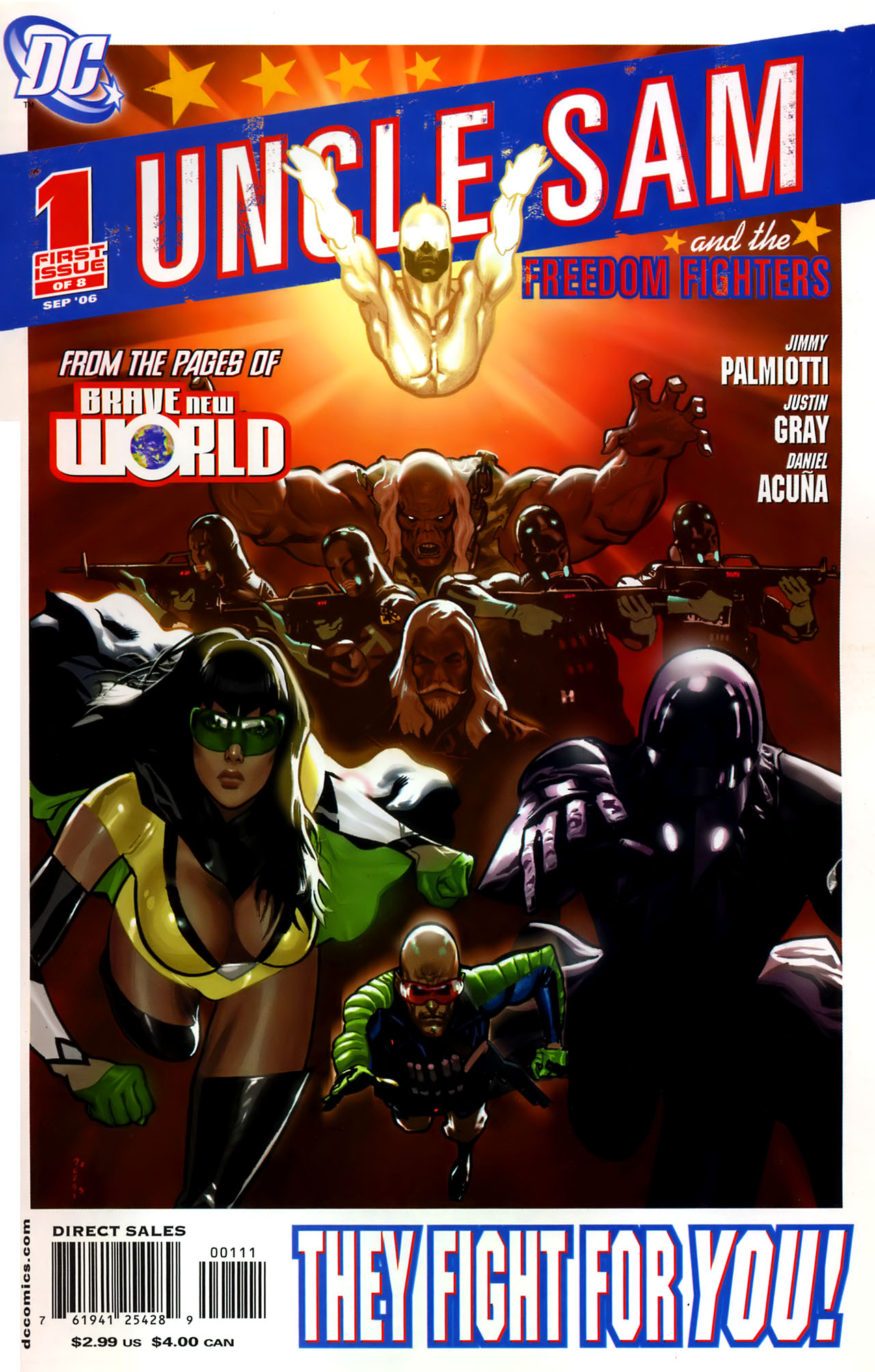 Read online Uncle Sam and the Freedom Fighters (2006) comic -  Issue #1 - 1