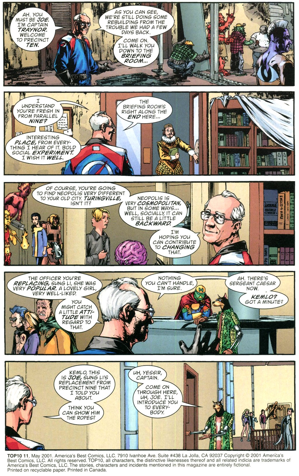 Read online Top 10 comic -  Issue #11 - 2