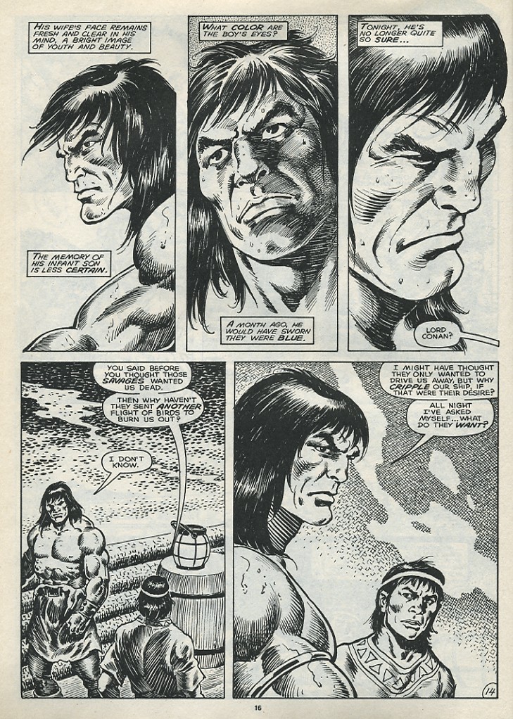 Read online The Savage Sword Of Conan comic -  Issue #167 - 18