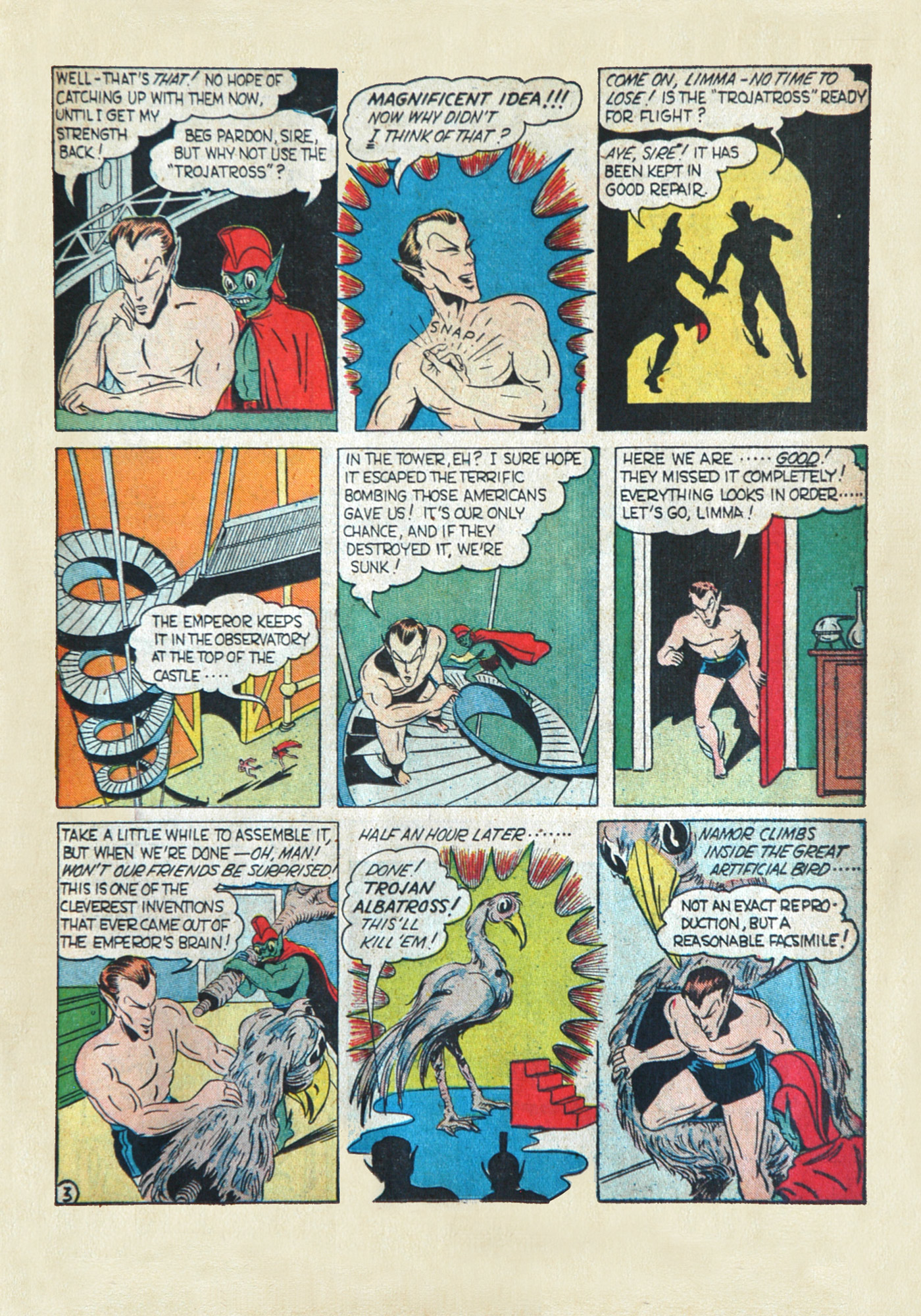 Read online Marvel Mystery Comics comic -  Issue #19 - 21