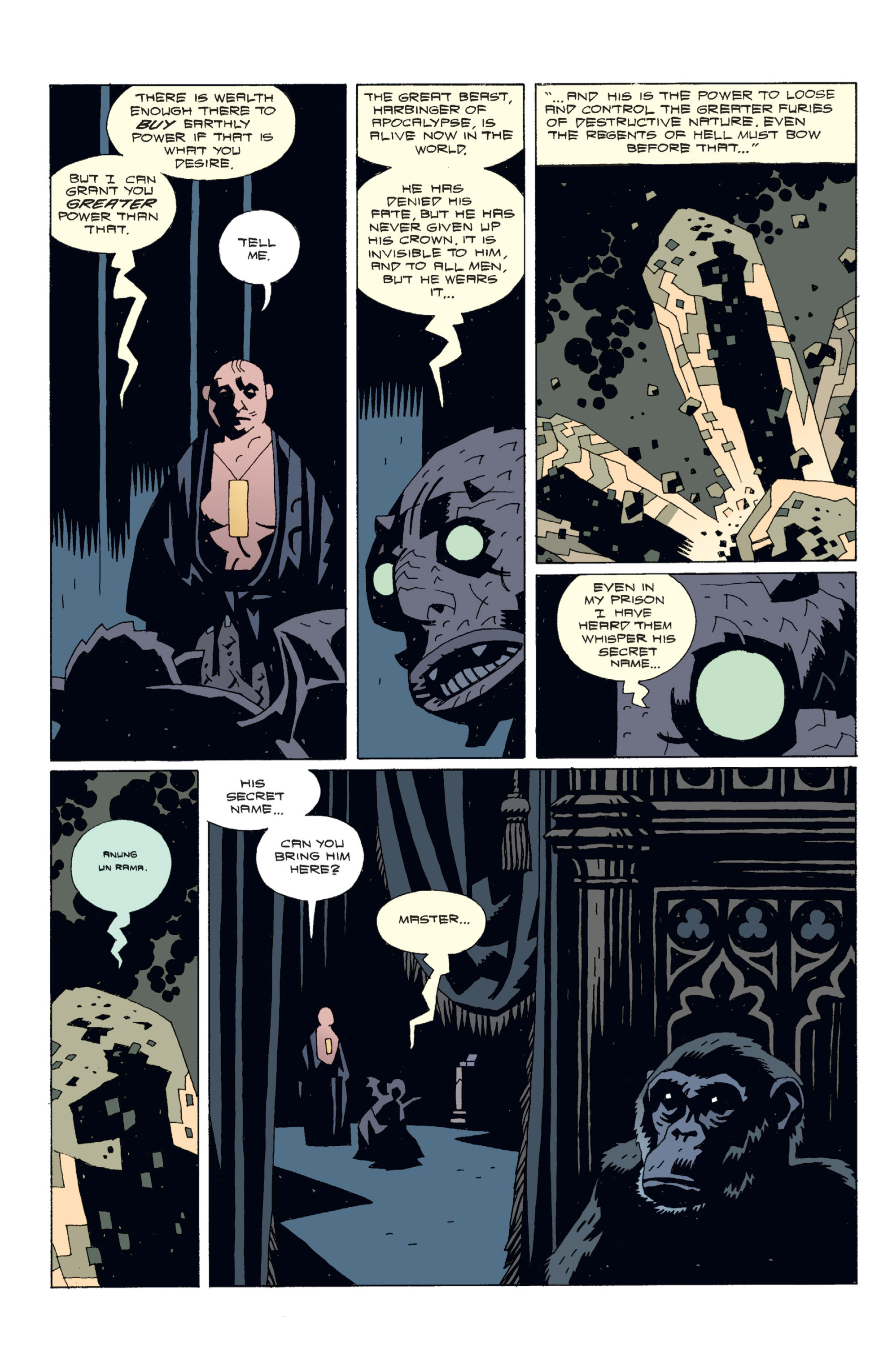 Read online Hellboy comic -  Issue #4 - 89