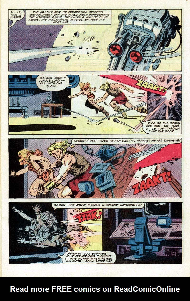 Read online Ka-Zar the Savage comic -  Issue #8 - 8