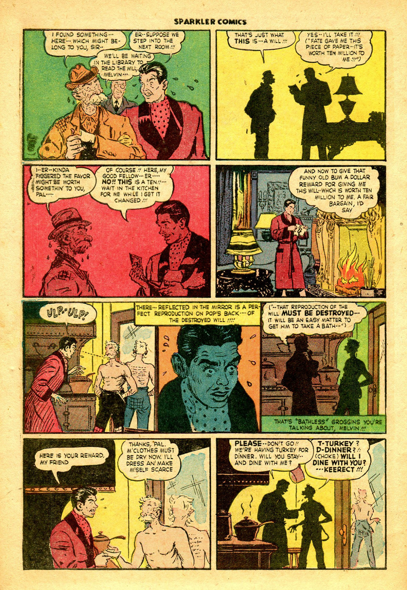Read online Sparkler Comics comic -  Issue #32 - 46