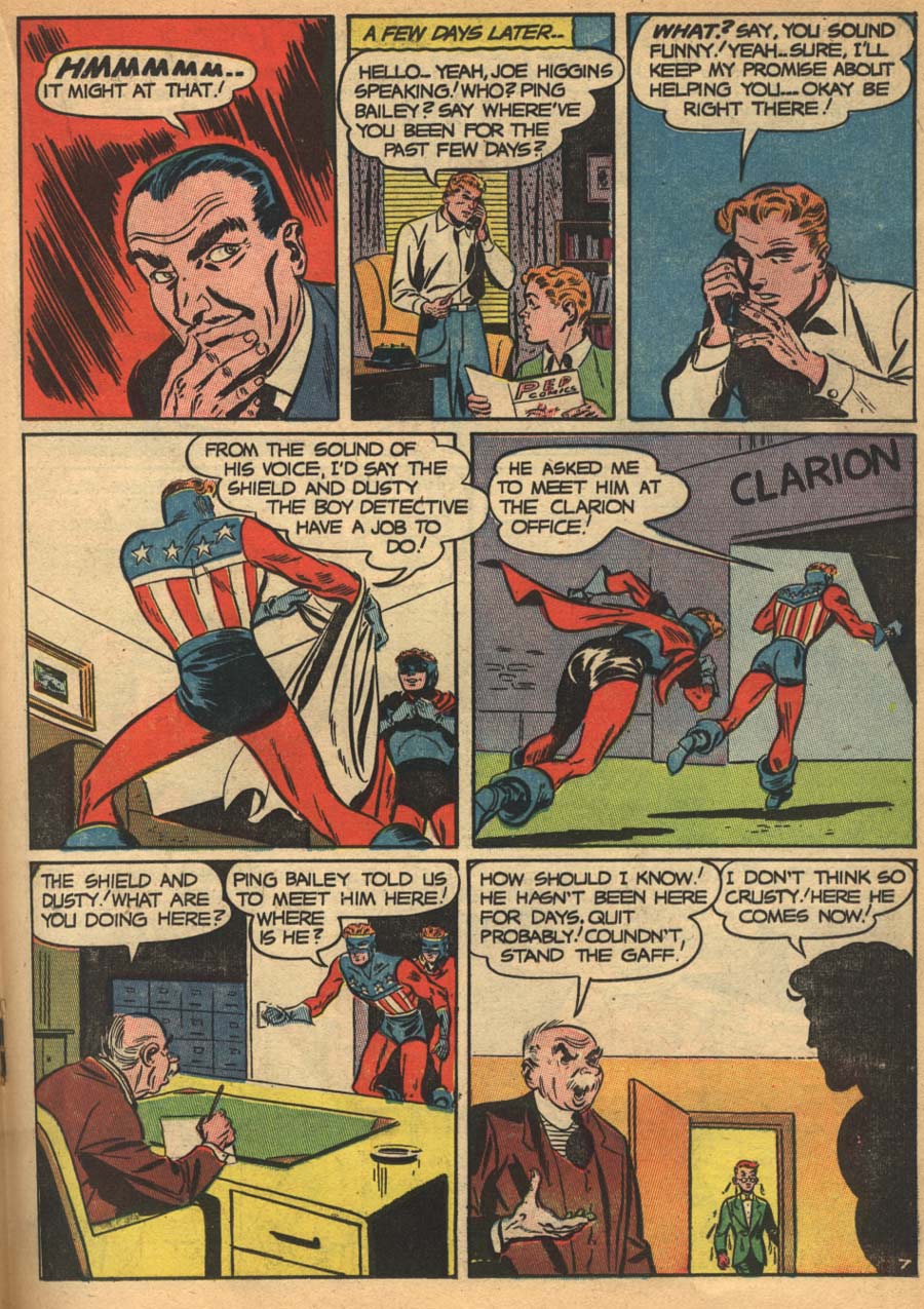 Read online Pep Comics comic -  Issue #61 - 28