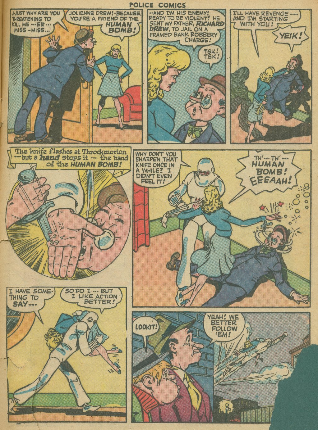 Read online Police Comics comic -  Issue #52 - 25