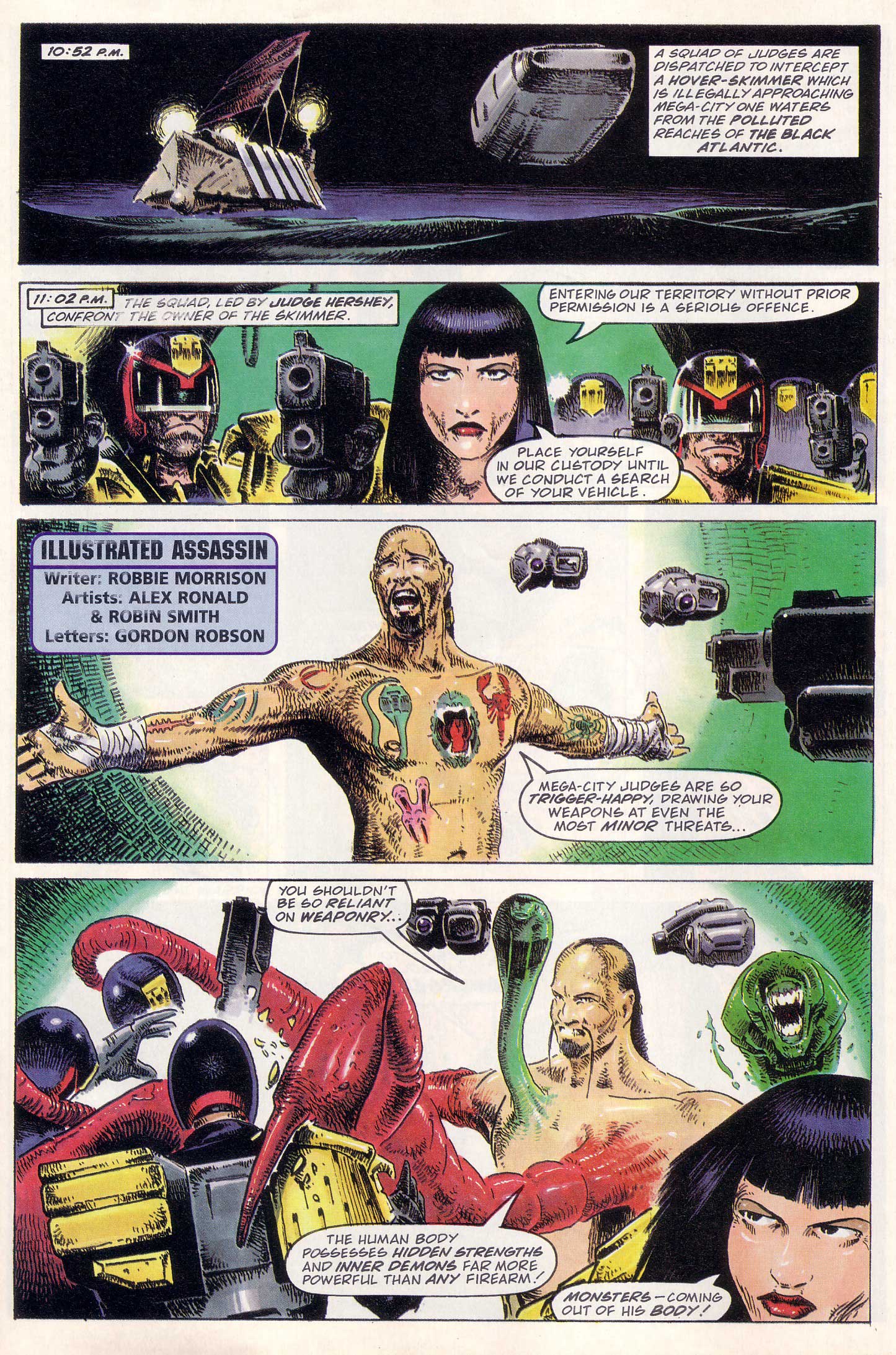 Read online Judge Dredd Lawman of the Future comic -  Issue #3 - 28