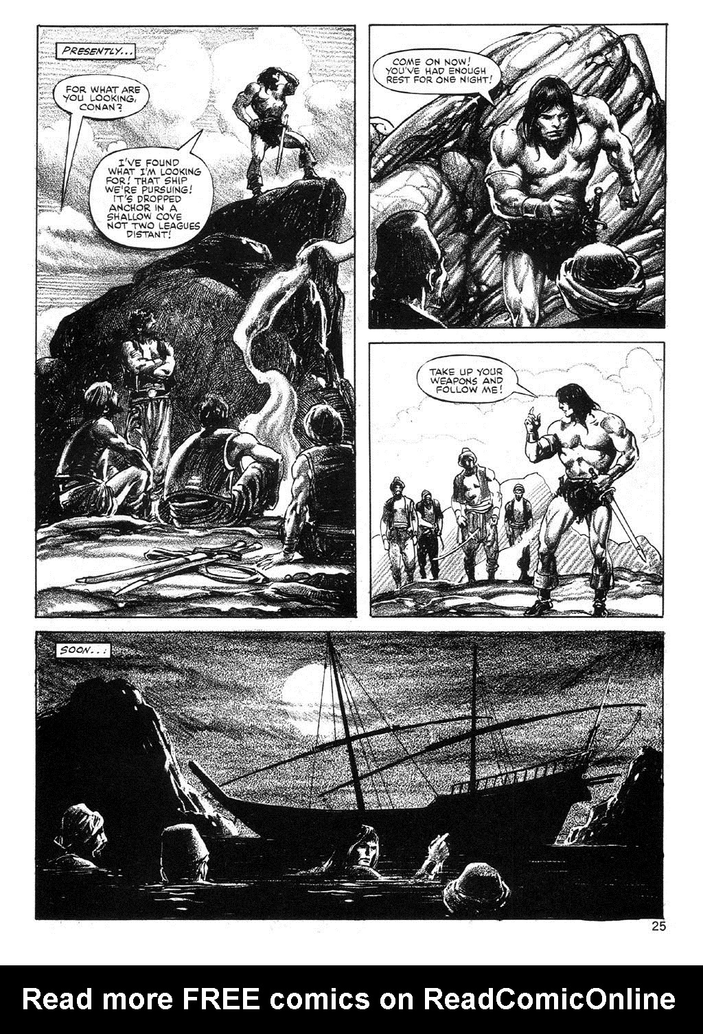 Read online The Savage Sword Of Conan comic -  Issue #89 - 25