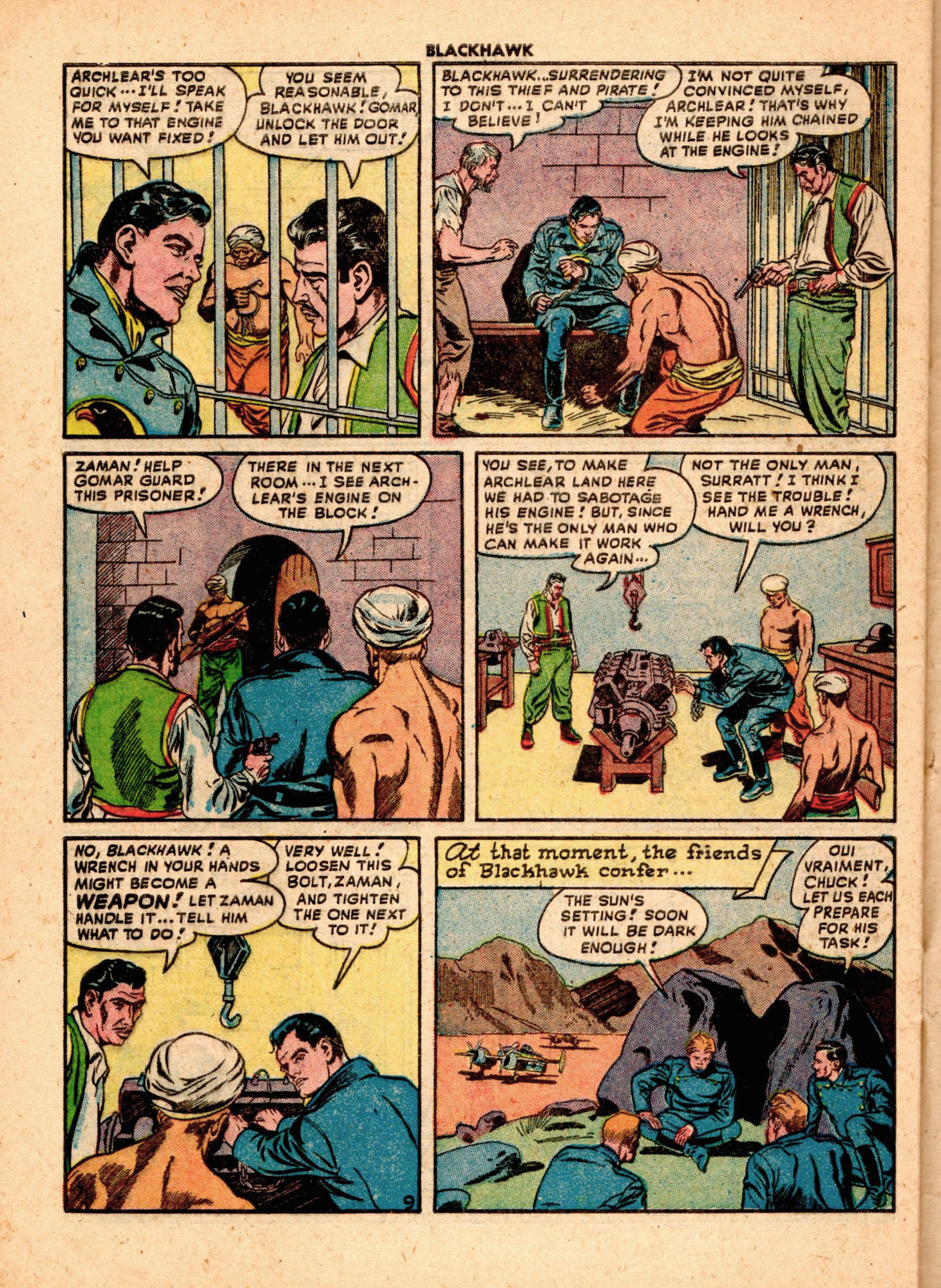 Read online Blackhawk (1957) comic -  Issue #21 - 44