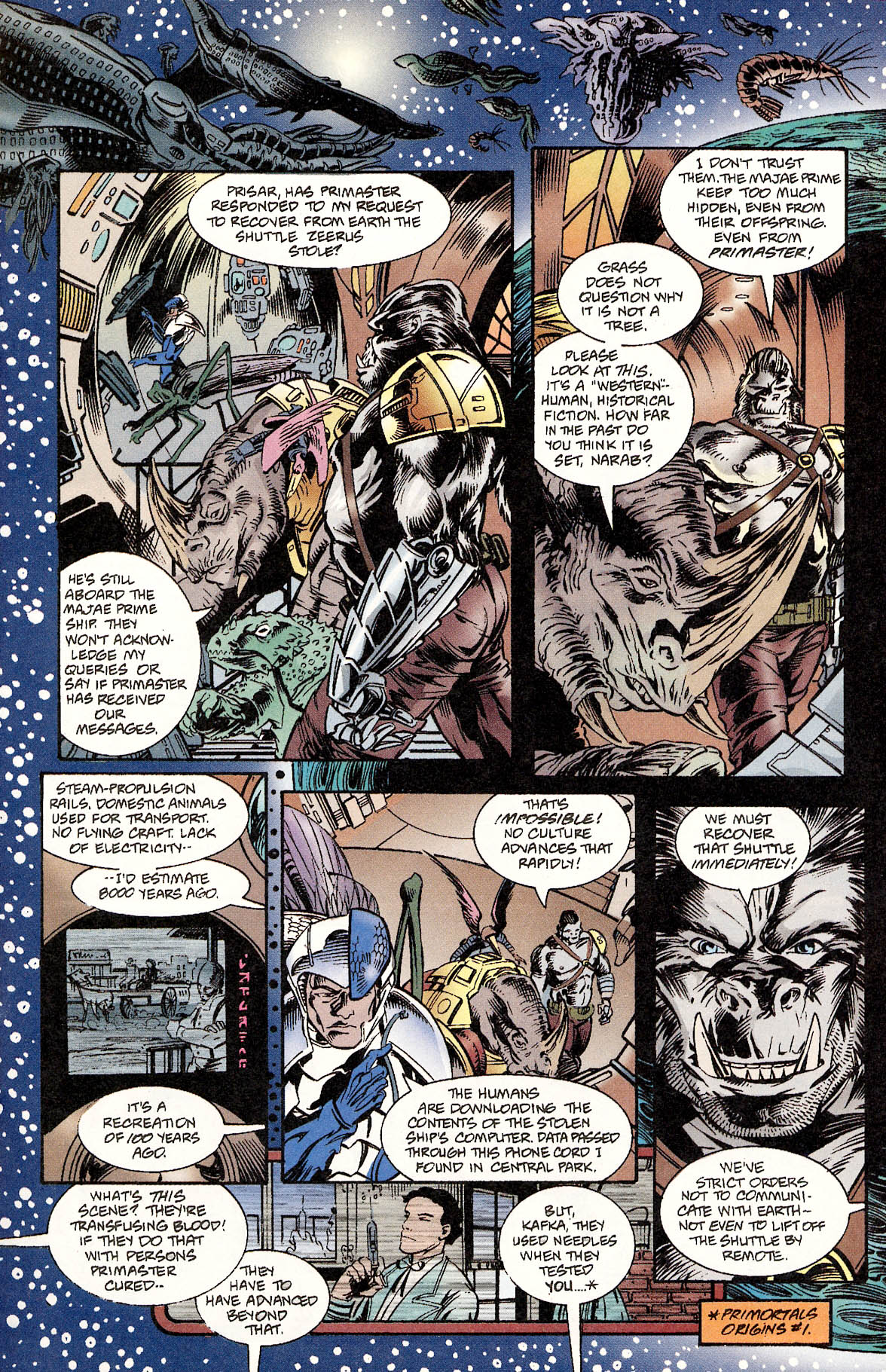 Read online Leonard Nimoy's Primortals (1996) comic -  Issue #3 - 10