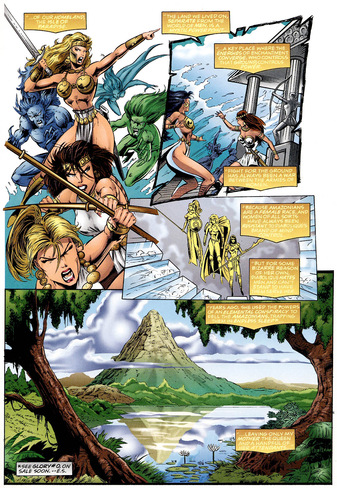 Read online Glory comic -  Issue #8 - 9