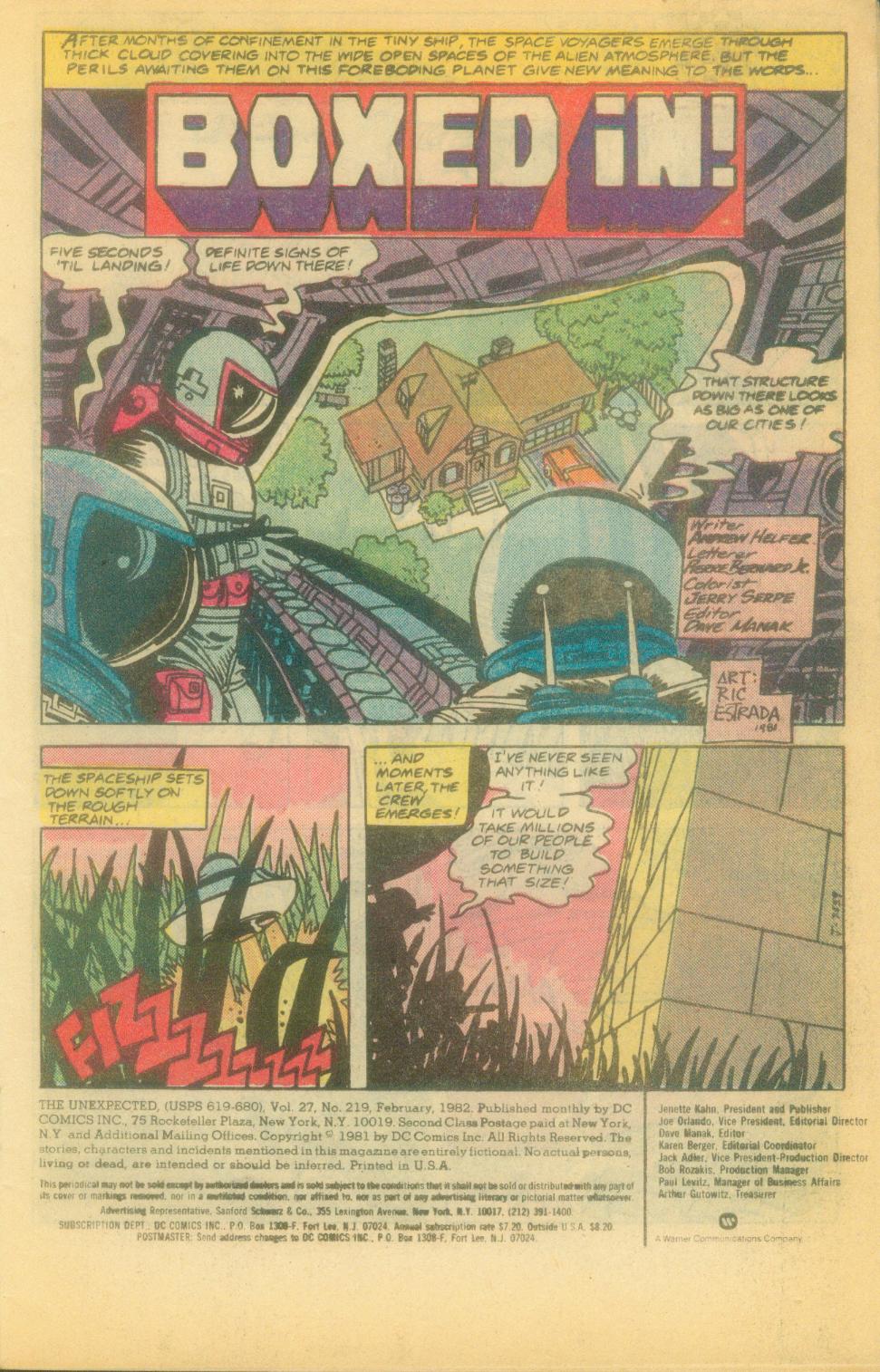 Read online Tales of the Unexpected comic -  Issue #219 - 4