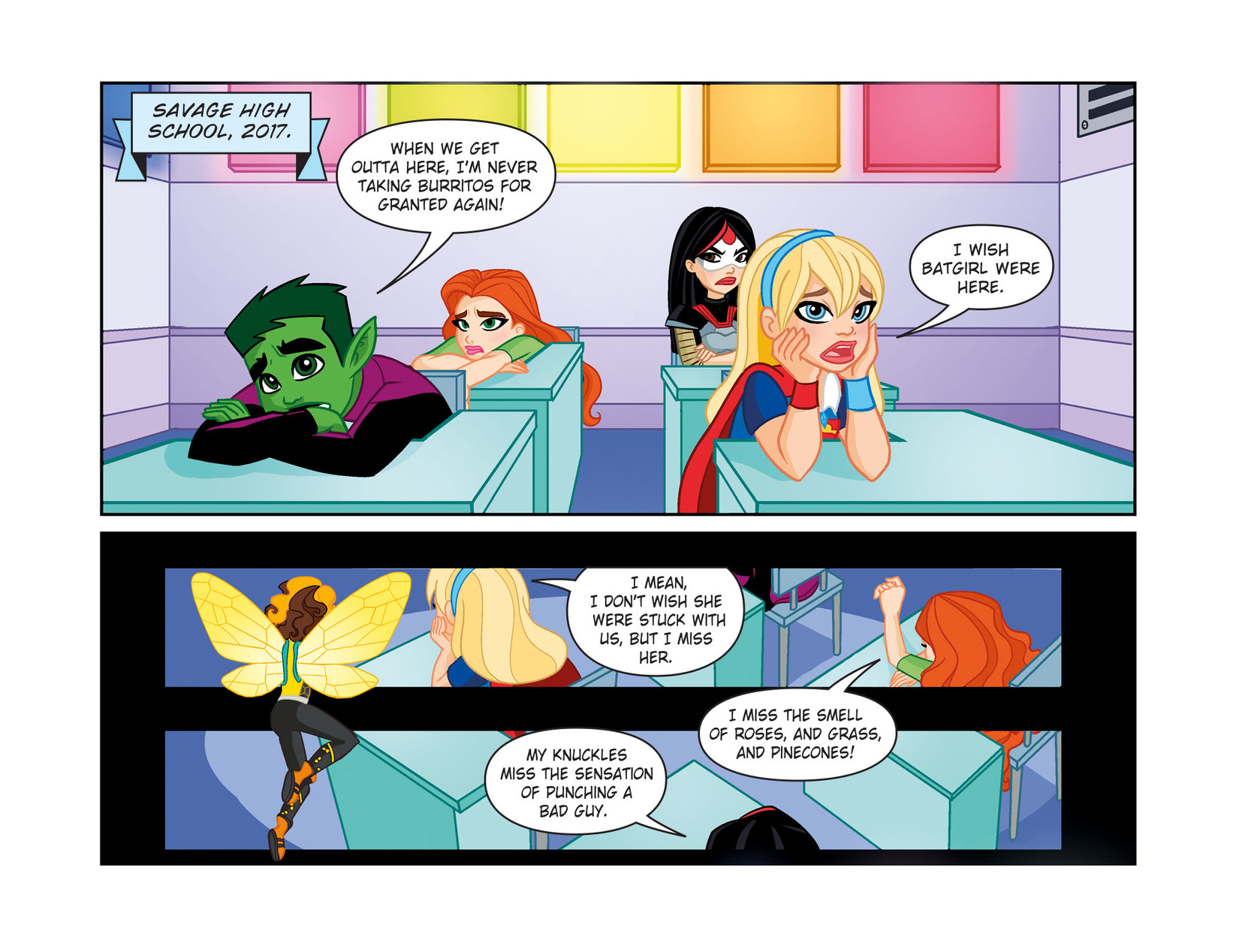 Read online DC Super Hero Girls: Past Times at Super Hero High comic -  Issue #8 - 13