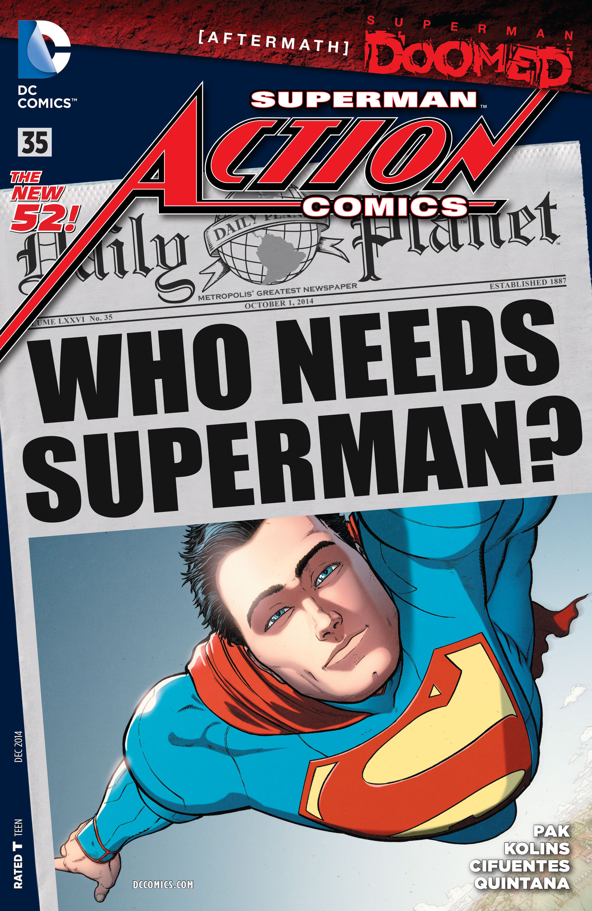 Read online Action Comics (2011) comic -  Issue #35 - 1