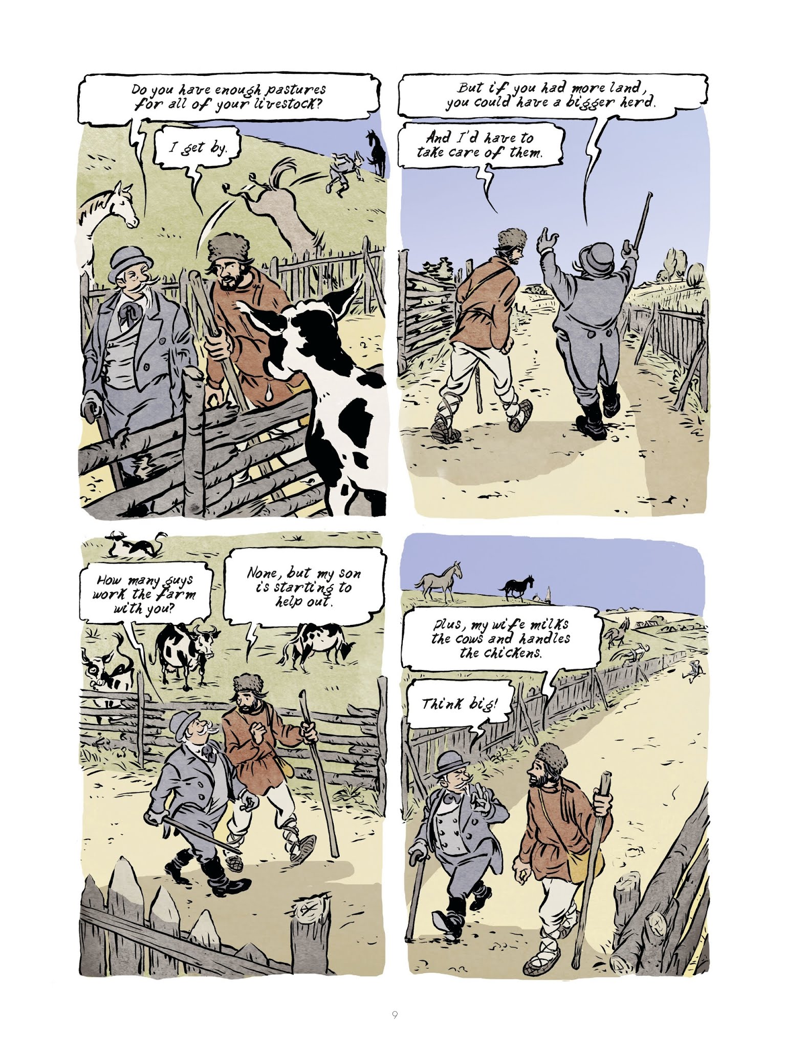 Read online How Much Land Does A Man Need? comic -  Issue # TPB - 9