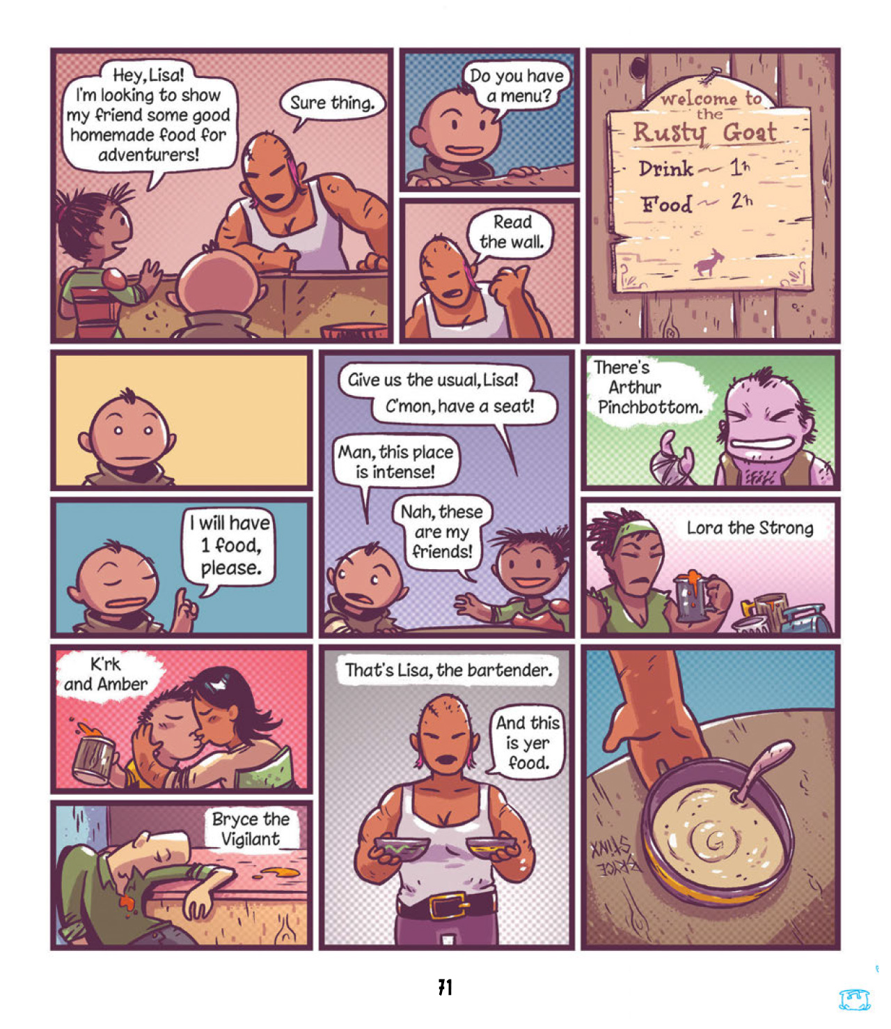 Read online Rutabaga: The Adventure Chef comic -  Issue # TPB 1 - 73
