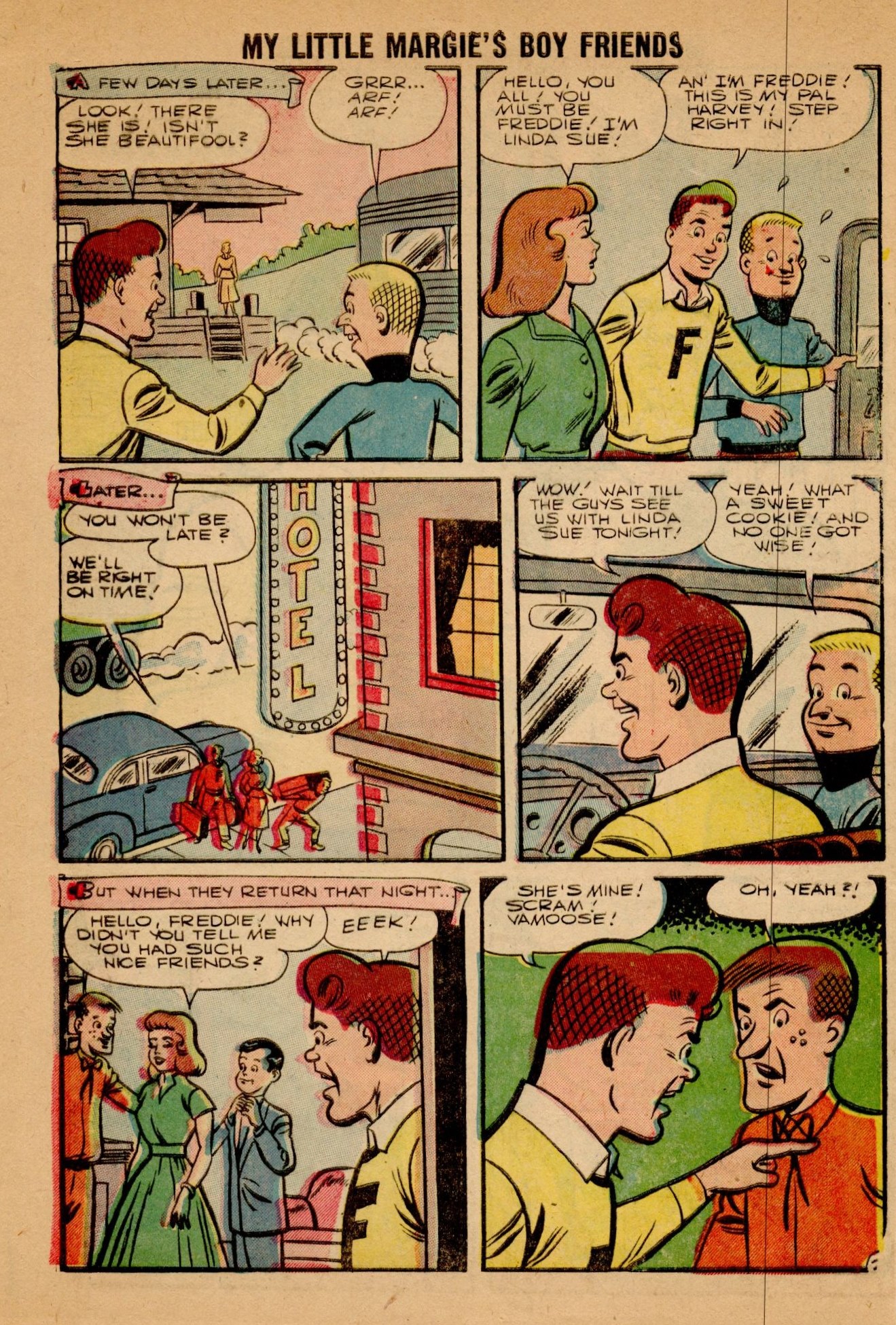 Read online My Little Margie's Boy Friends comic -  Issue #5 - 8