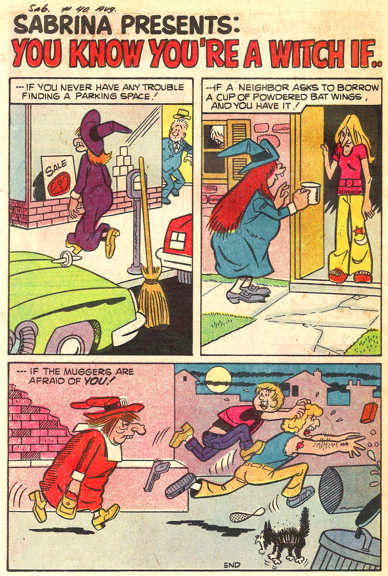 Read online Sabrina The Teenage Witch (1971) comic -  Issue #40 - 22